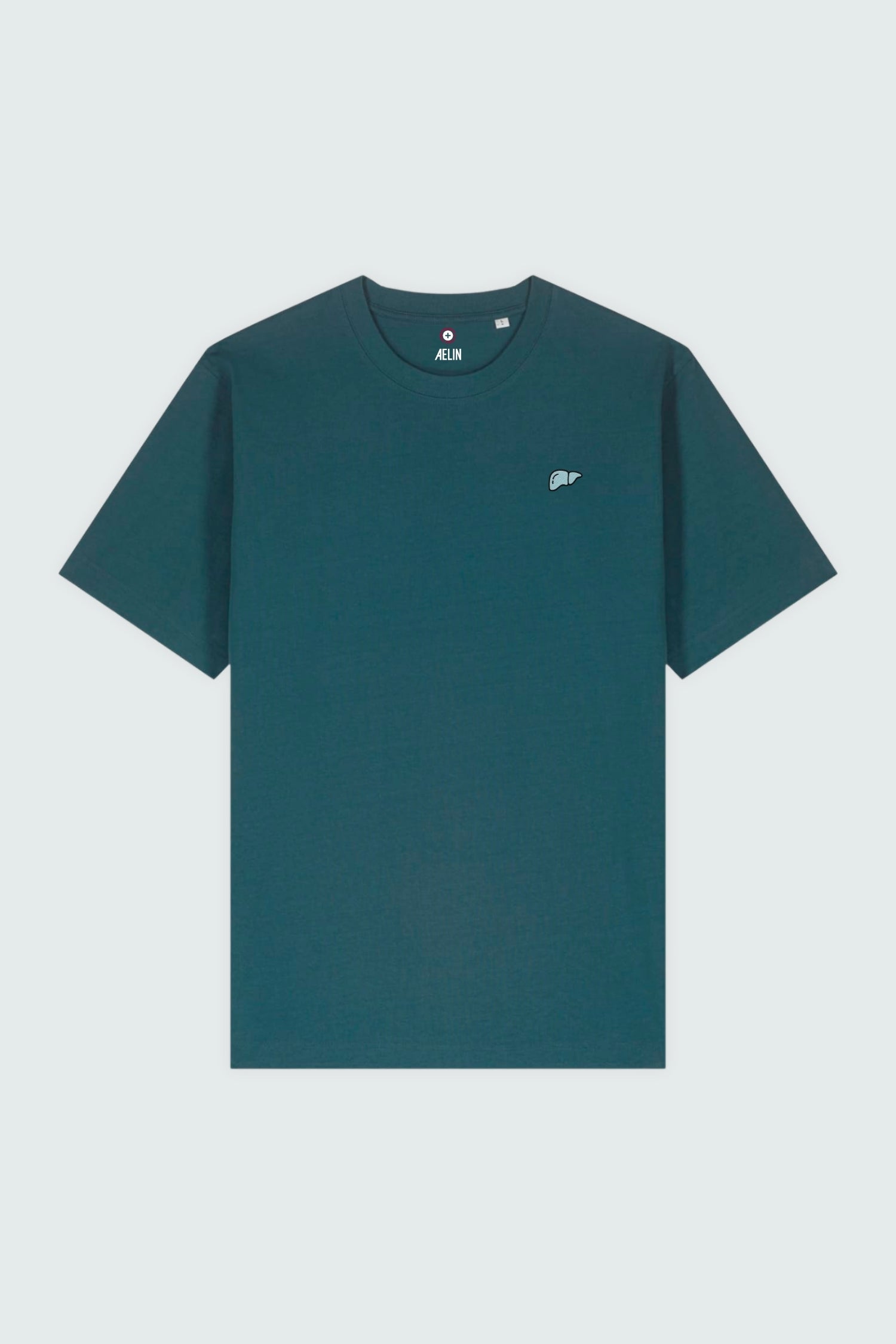 Aelin Slimfit NEW T-shirt coton hépatologie heavy