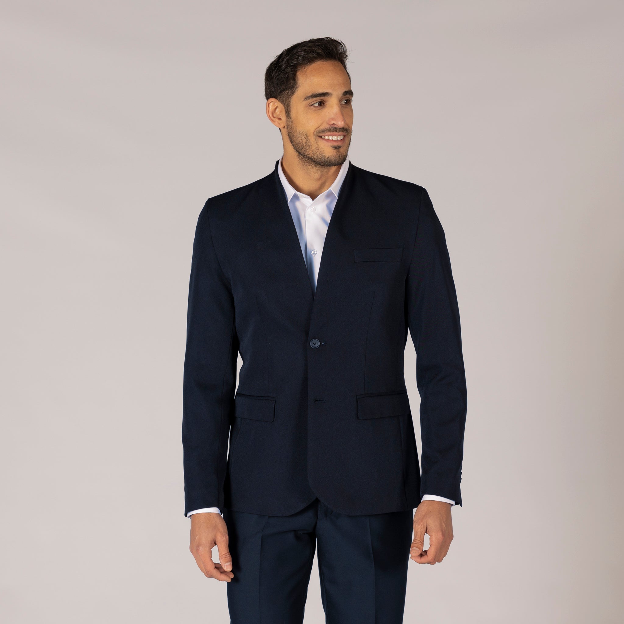 Gary's Trivial blazer homme 1 bouton noir