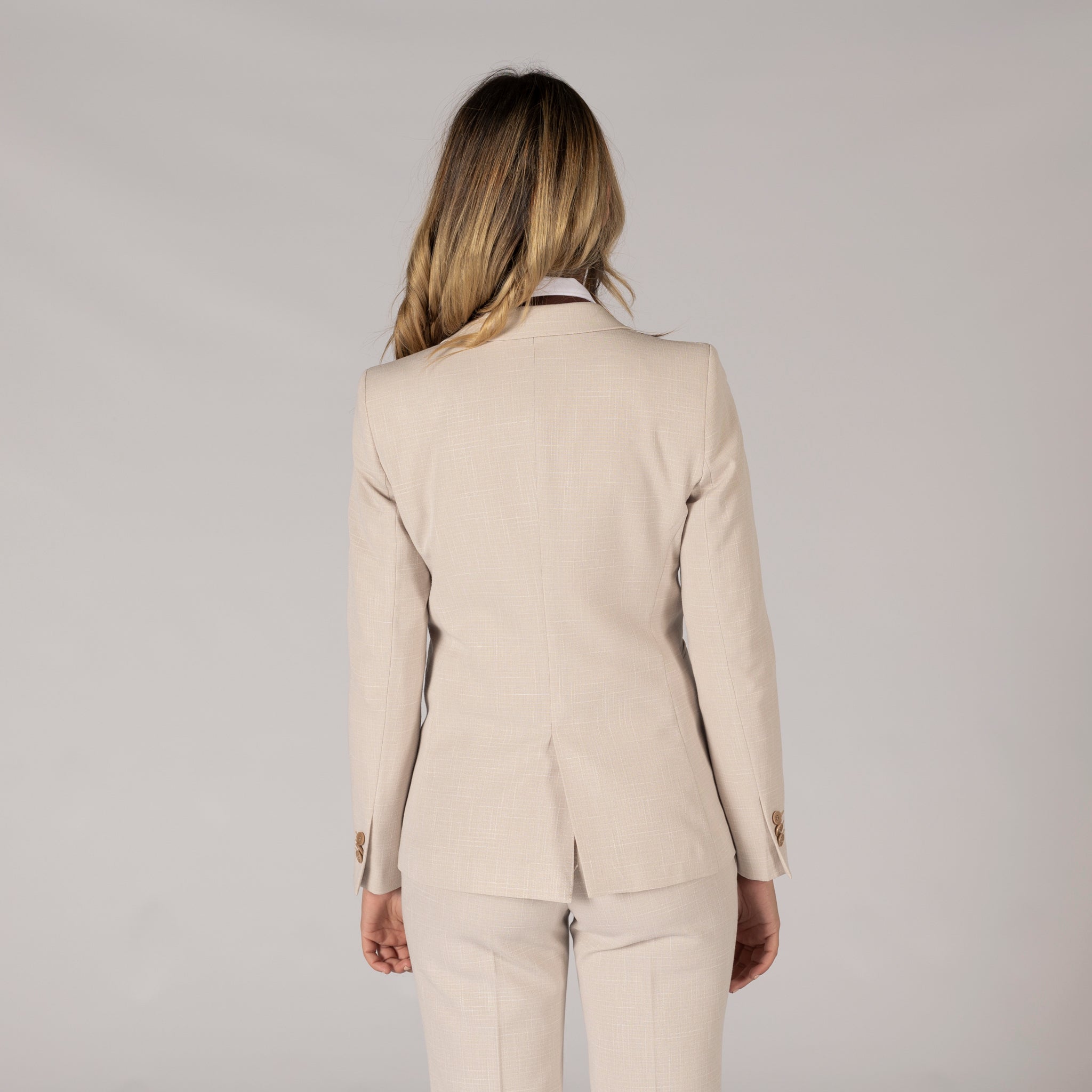 Gary's Jackets Blazer Woman 1 Button X.Linen blazer marine 42