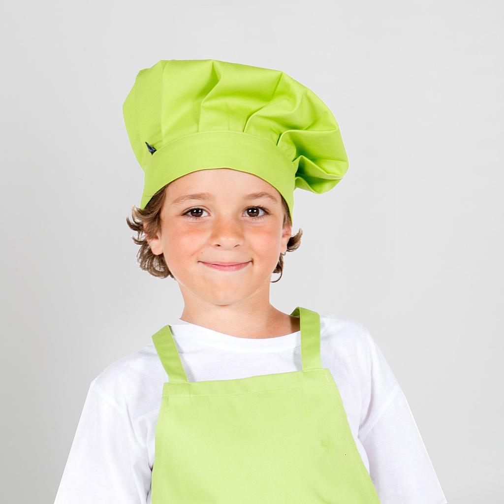 Gary's Children Toque Chef Enfant Turquoise Taille 6 Velcro