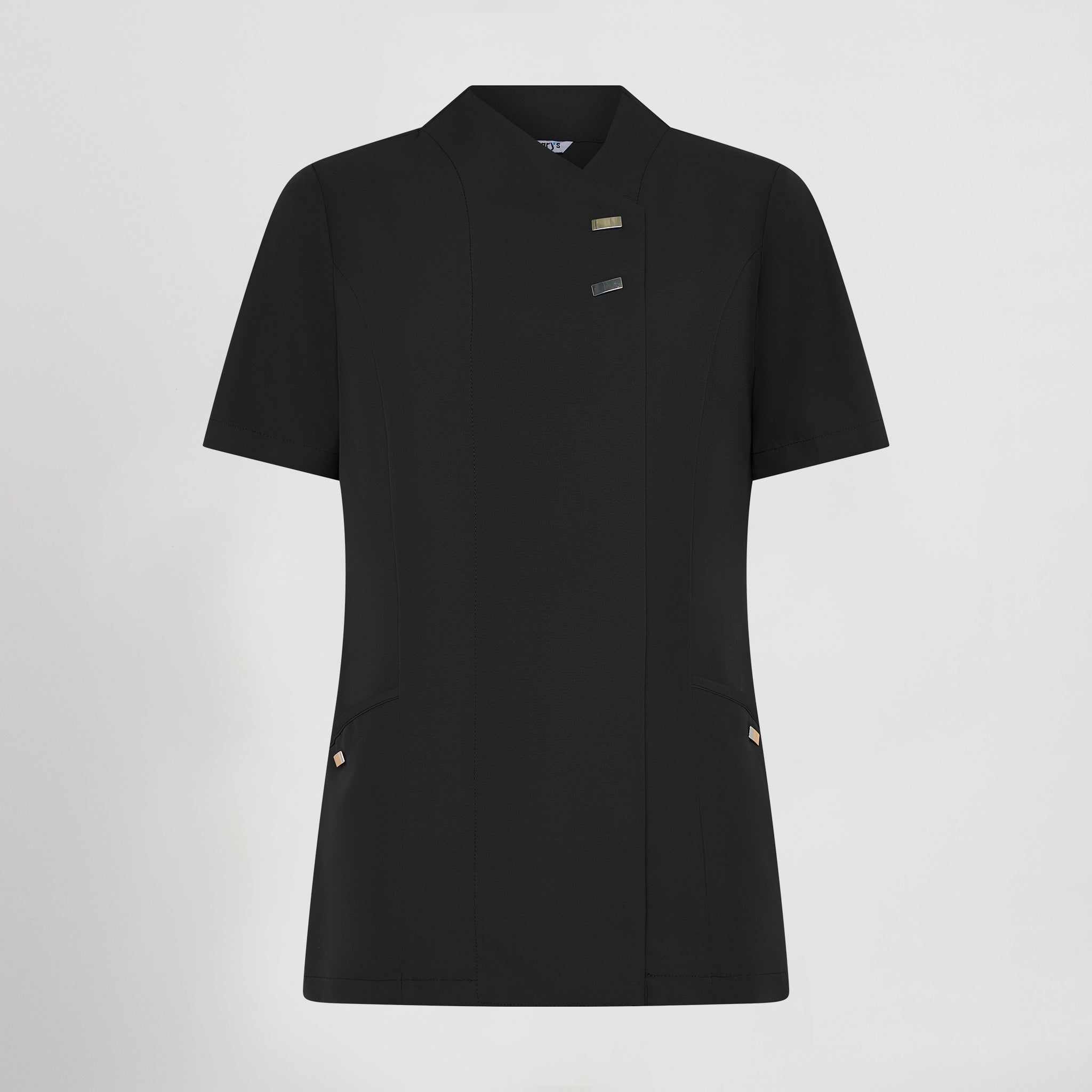 Gary's Elena blouse médicale noir manches courtes