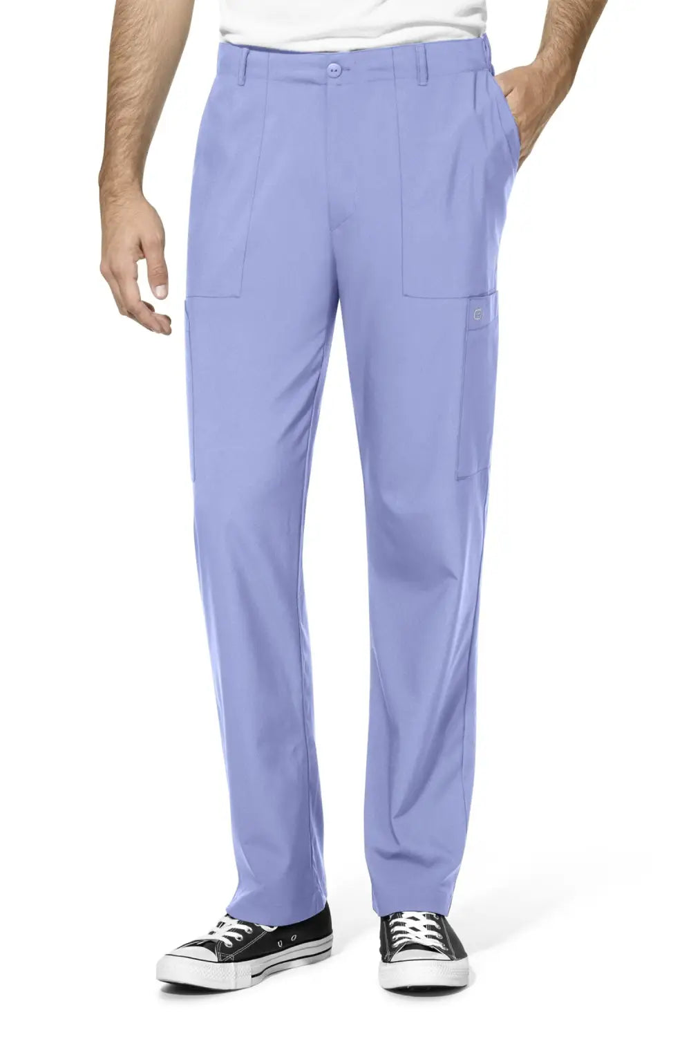 Aelin Luca W123 pantalon de bloc bleu ciel microfibre