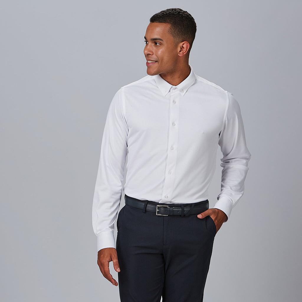 Gary's Salvatore chemise homme slim noir marine blanc