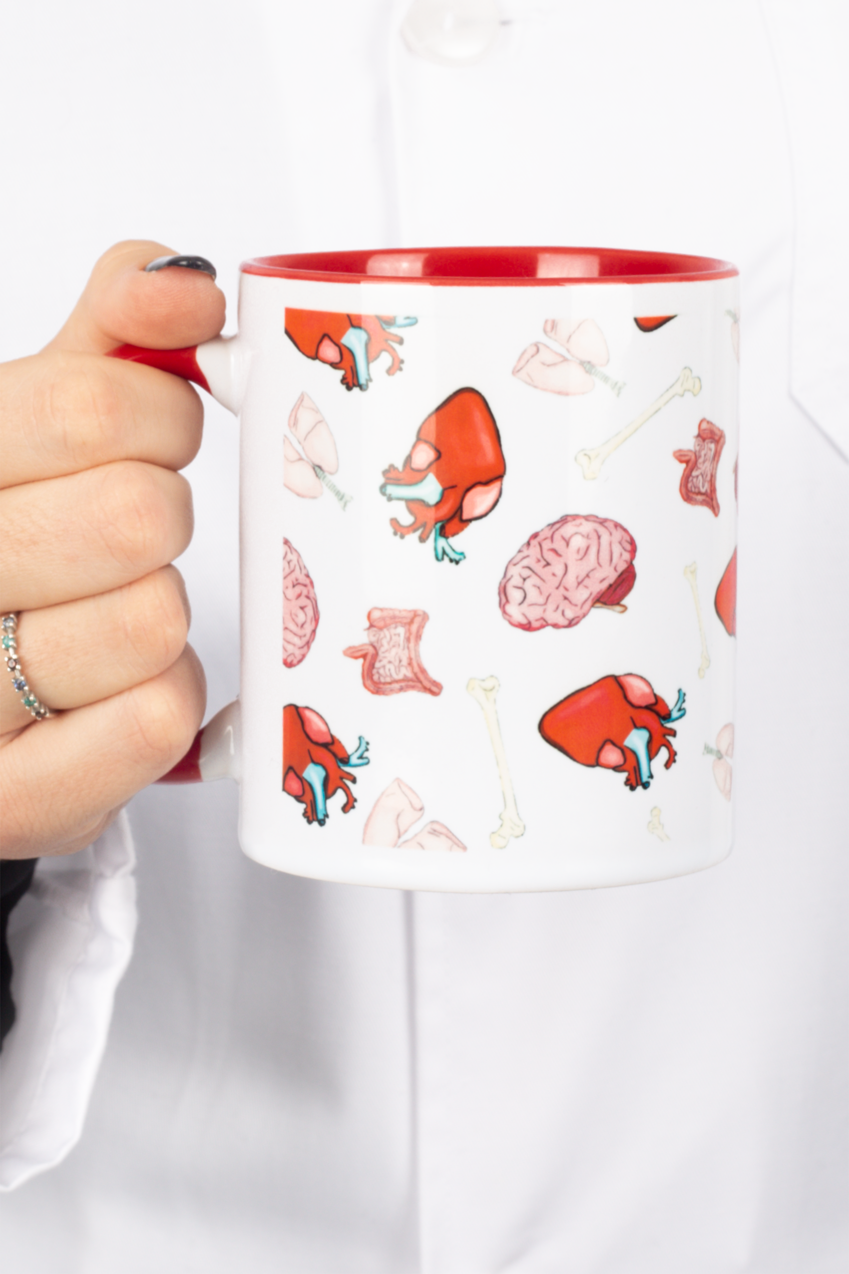Enfermania Organs Collection mug céramique rouge 350 ml