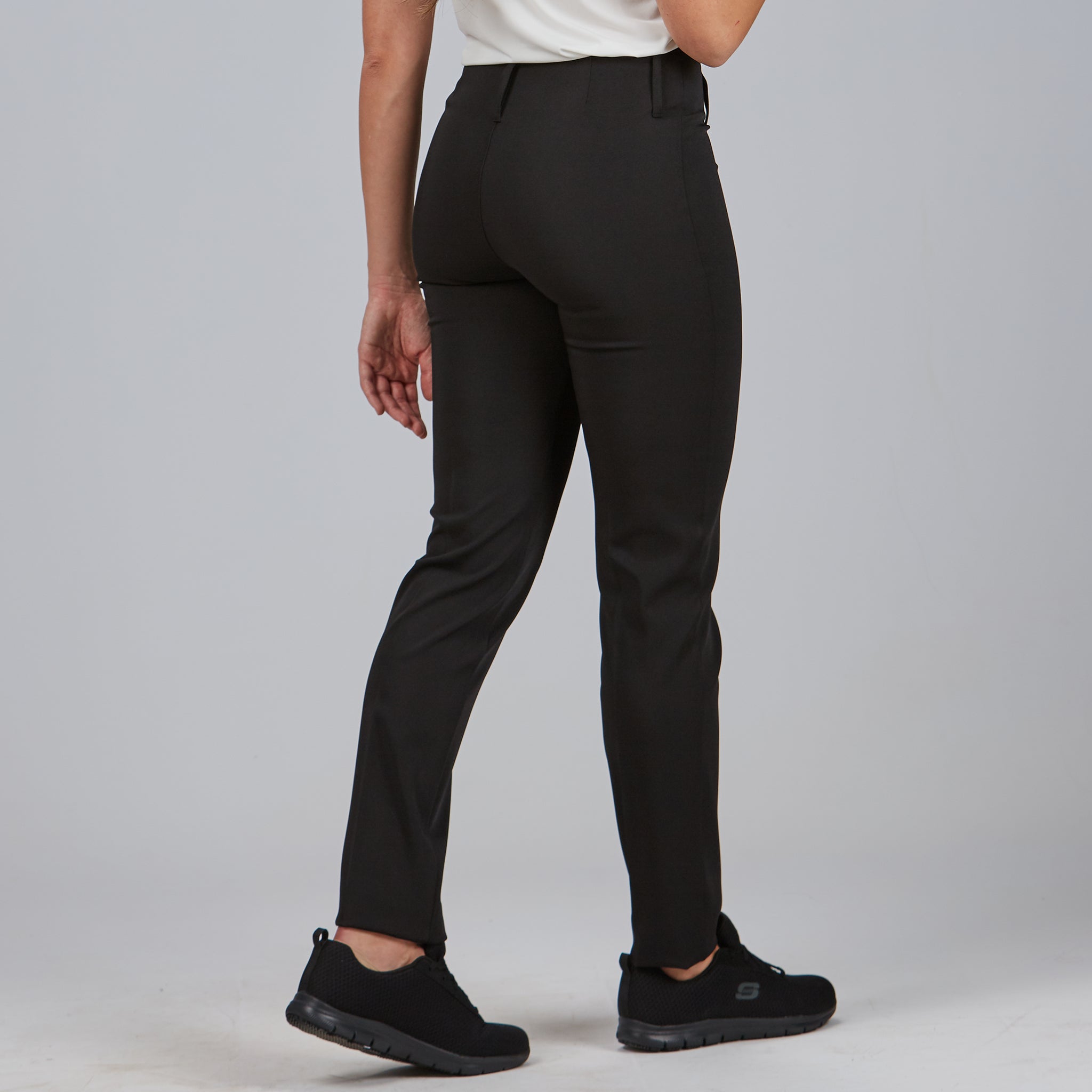 GARY'S Tecno pantalon femme noir sans poches stretch