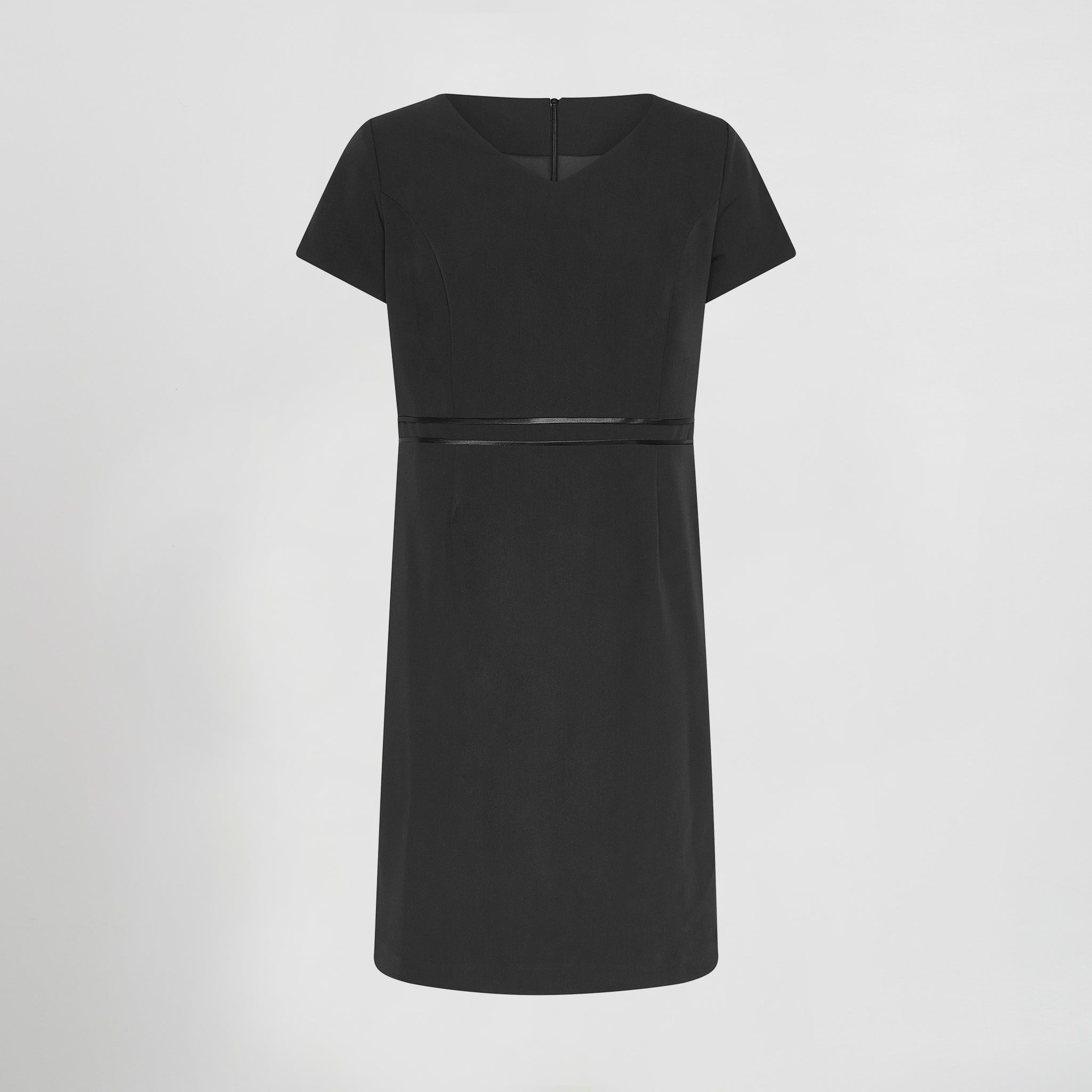 GARY'S Trivial robe travail manche courte noire