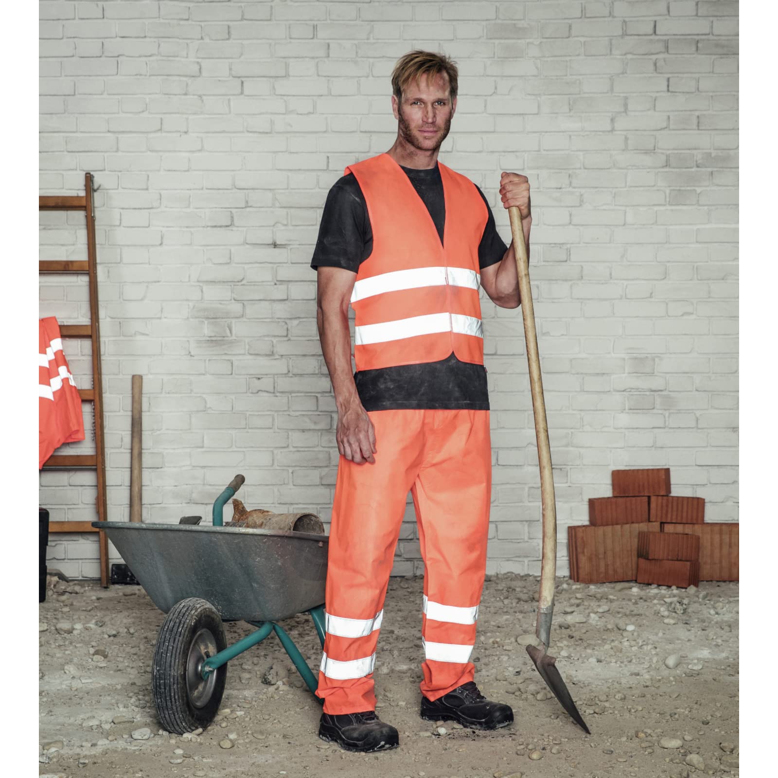 Würth MODYF Fluo pantalon pluie haute visibilité orange XXL