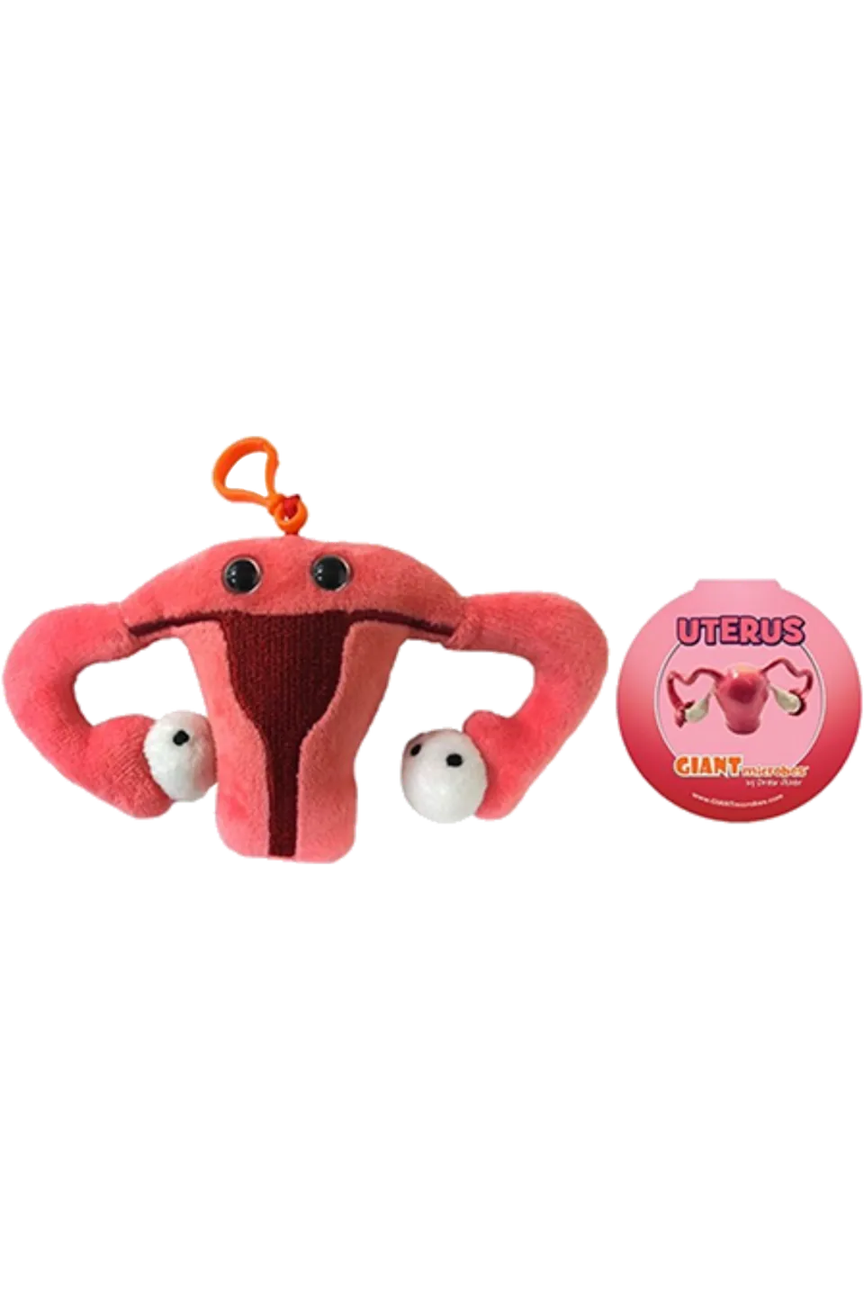 Enfermania Giantmicrobe porte-clés peluche utérus 15 cm