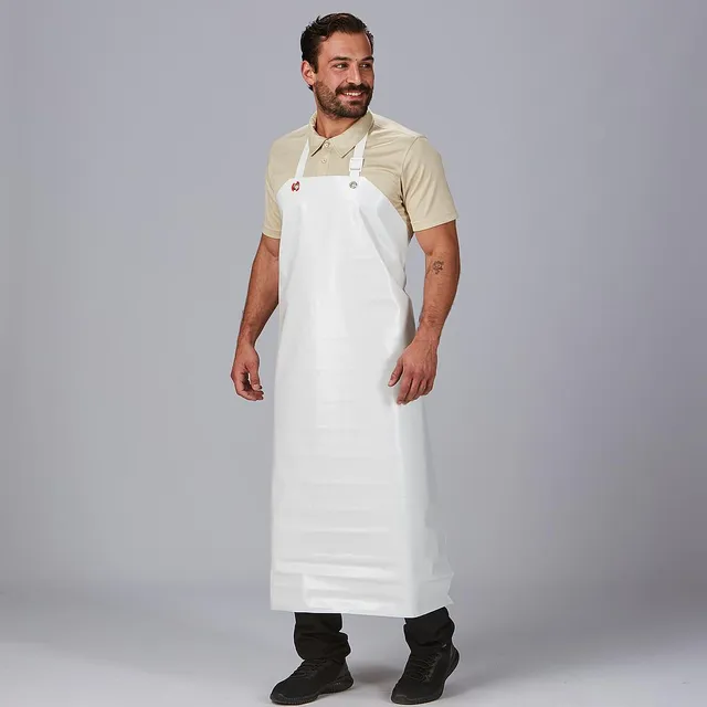 GARY'S Aprons Aure tablier cuisine blanc 115x90 cm vinyle