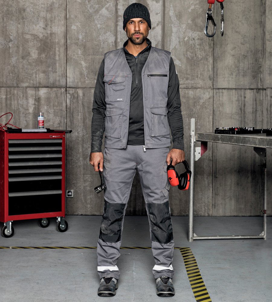 Würth MODYF Stretch X gilet de travail gris sans manches