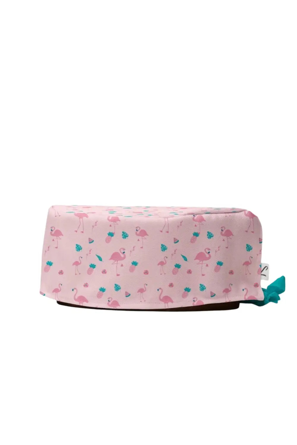 Aelin Paris Calot de bloc rose imprimé flamants réglable