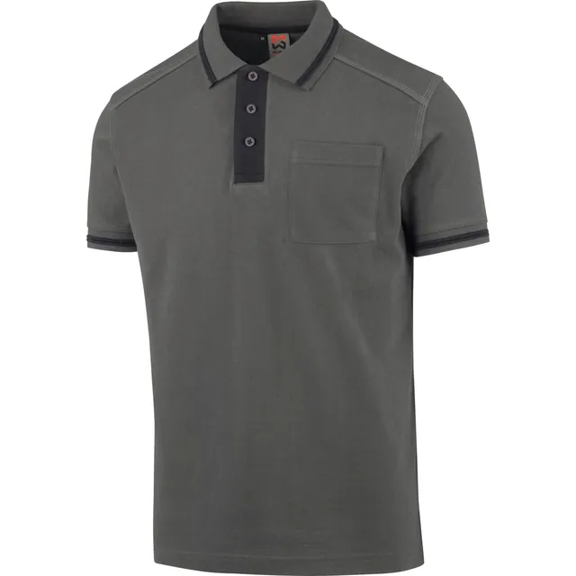Würth MODYF Classic polo travail gris marine coton