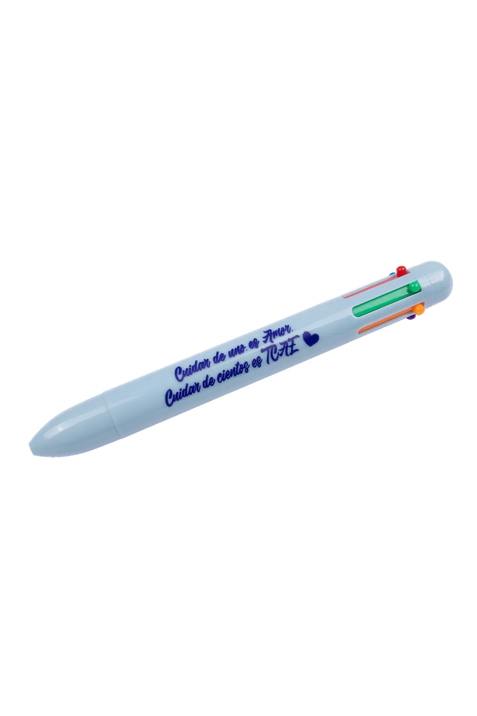 Enfermania Stylo 6 Couleurs Bleu Clair Pastel TCAE
