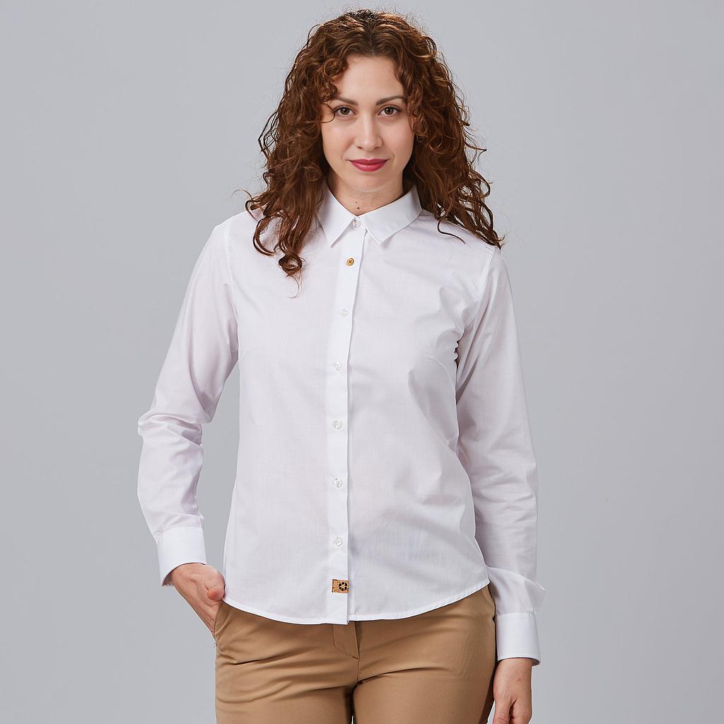Gary's Idara chemise femme blanche tissu recyclé