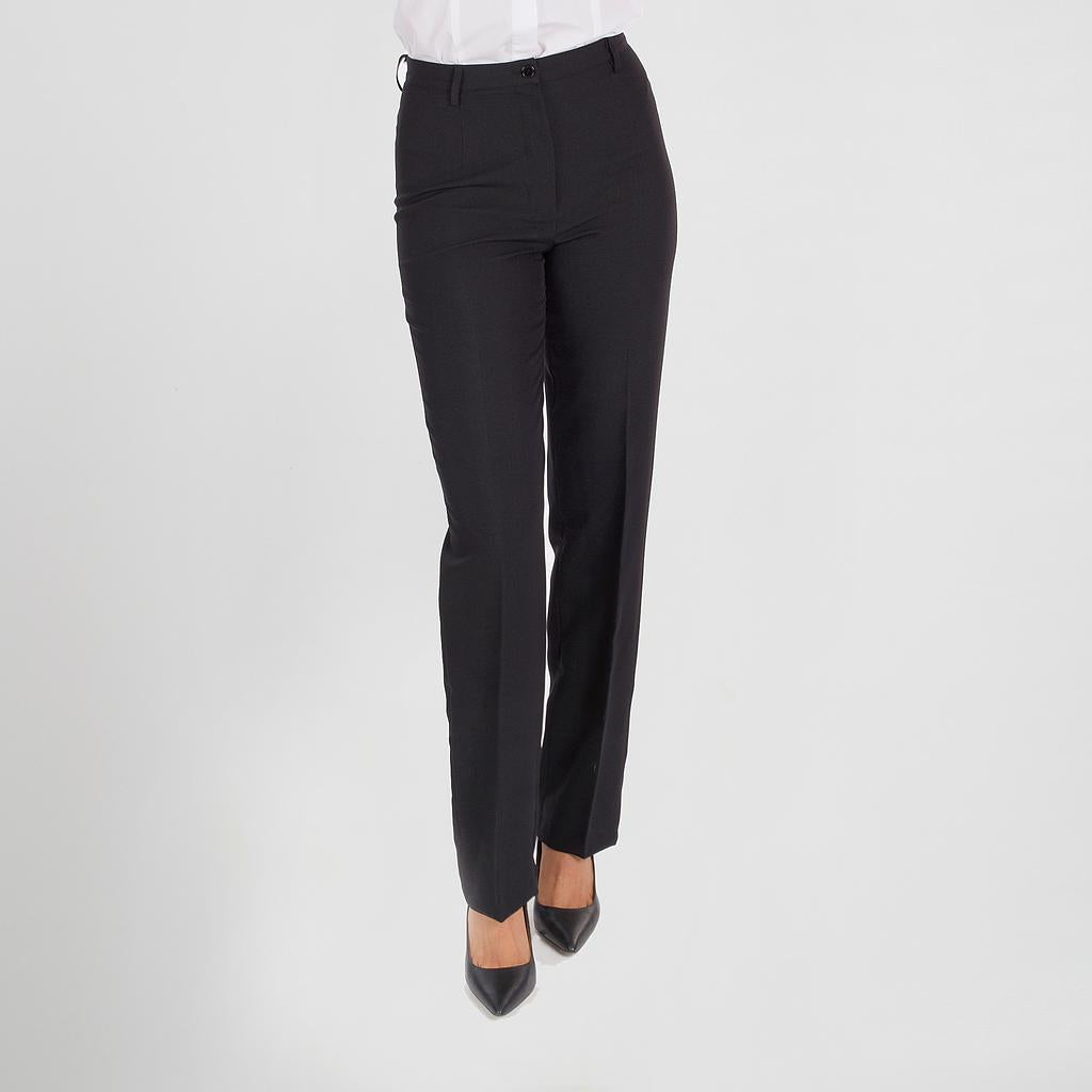 GARY'S pantalon femme sans poches noir polyester