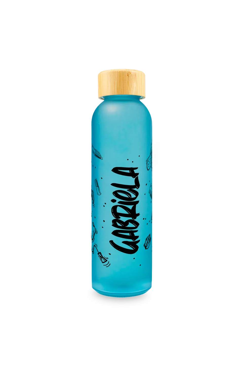 Enfermania Motion Collection gourde verre bleu 500 ml