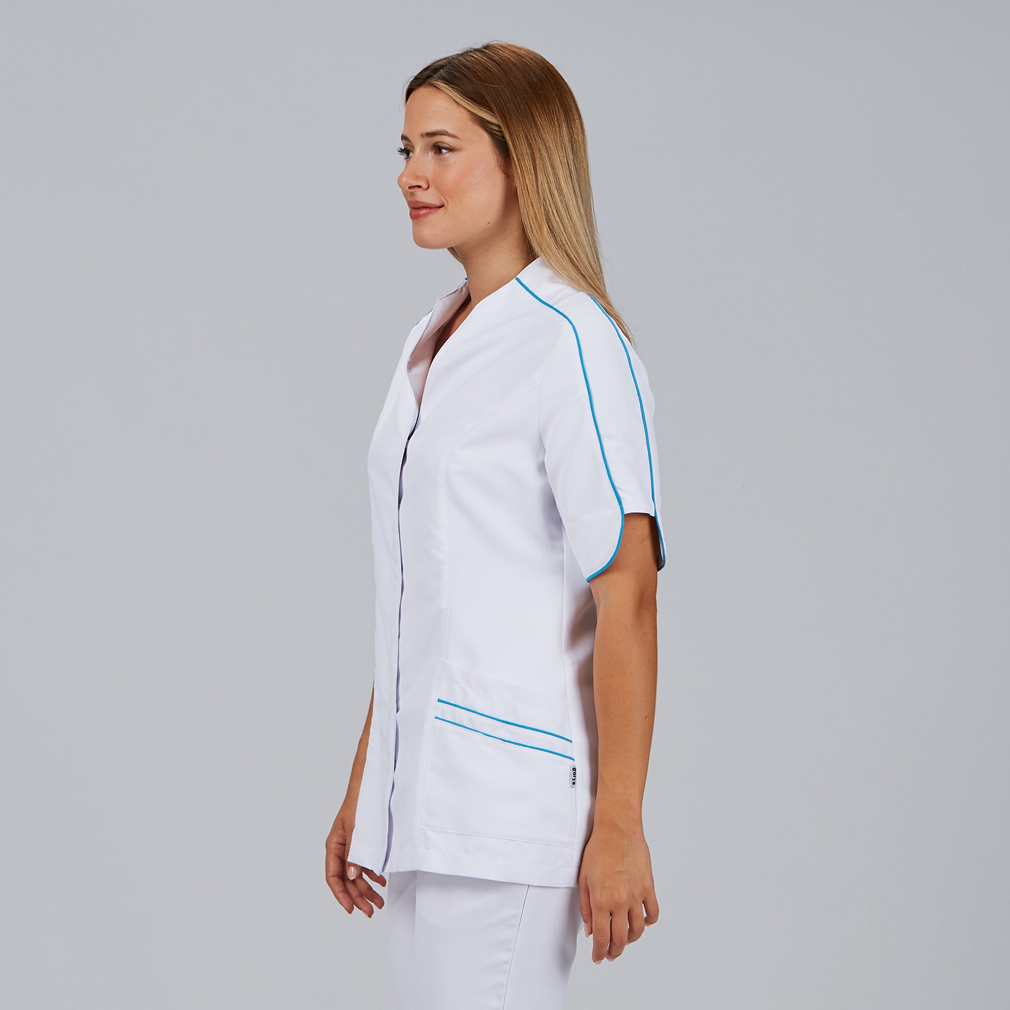 Gary's Arancha blouse médicale blanche antibactérienne