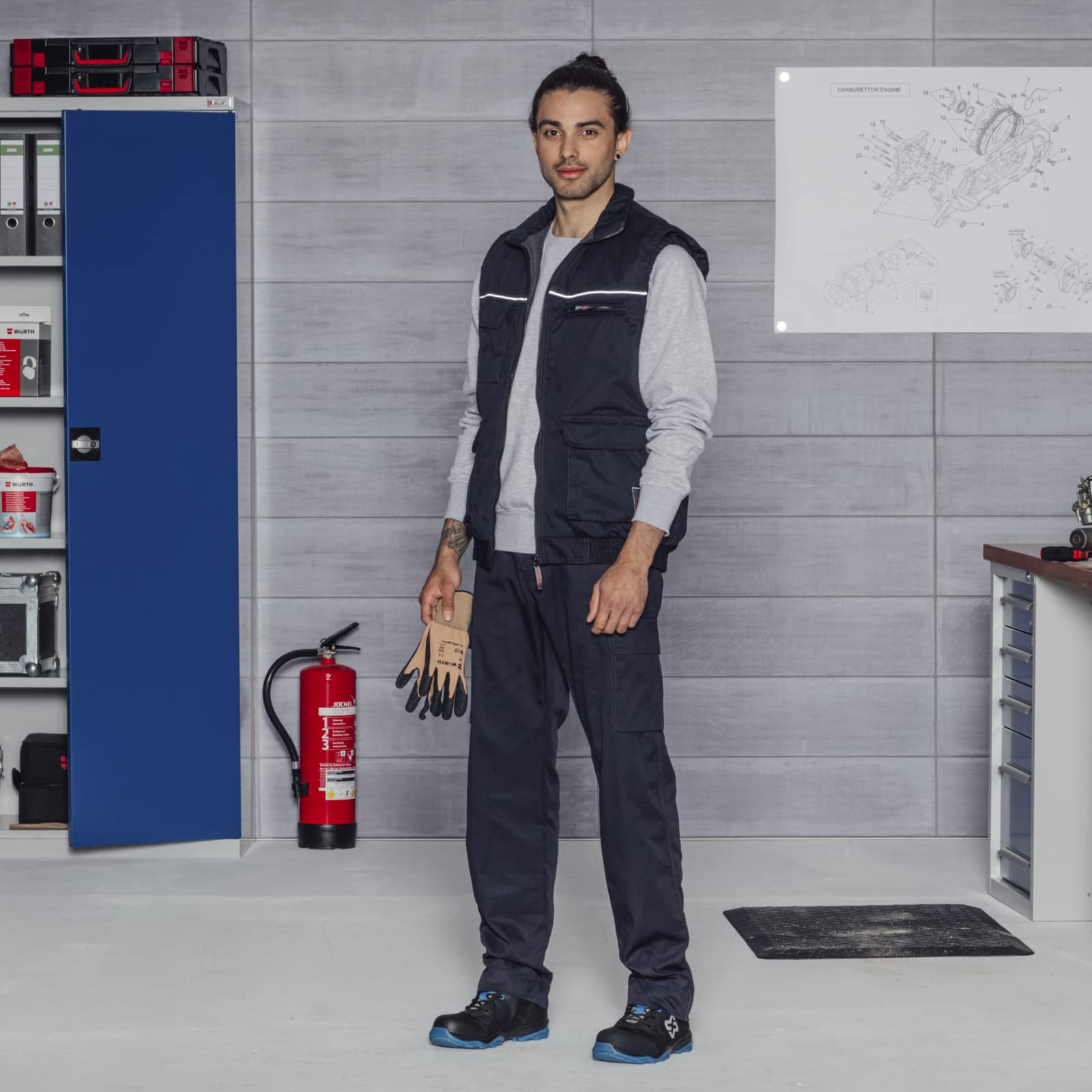 Würth MODYF Classic Pantalon de Travail Gris cargo