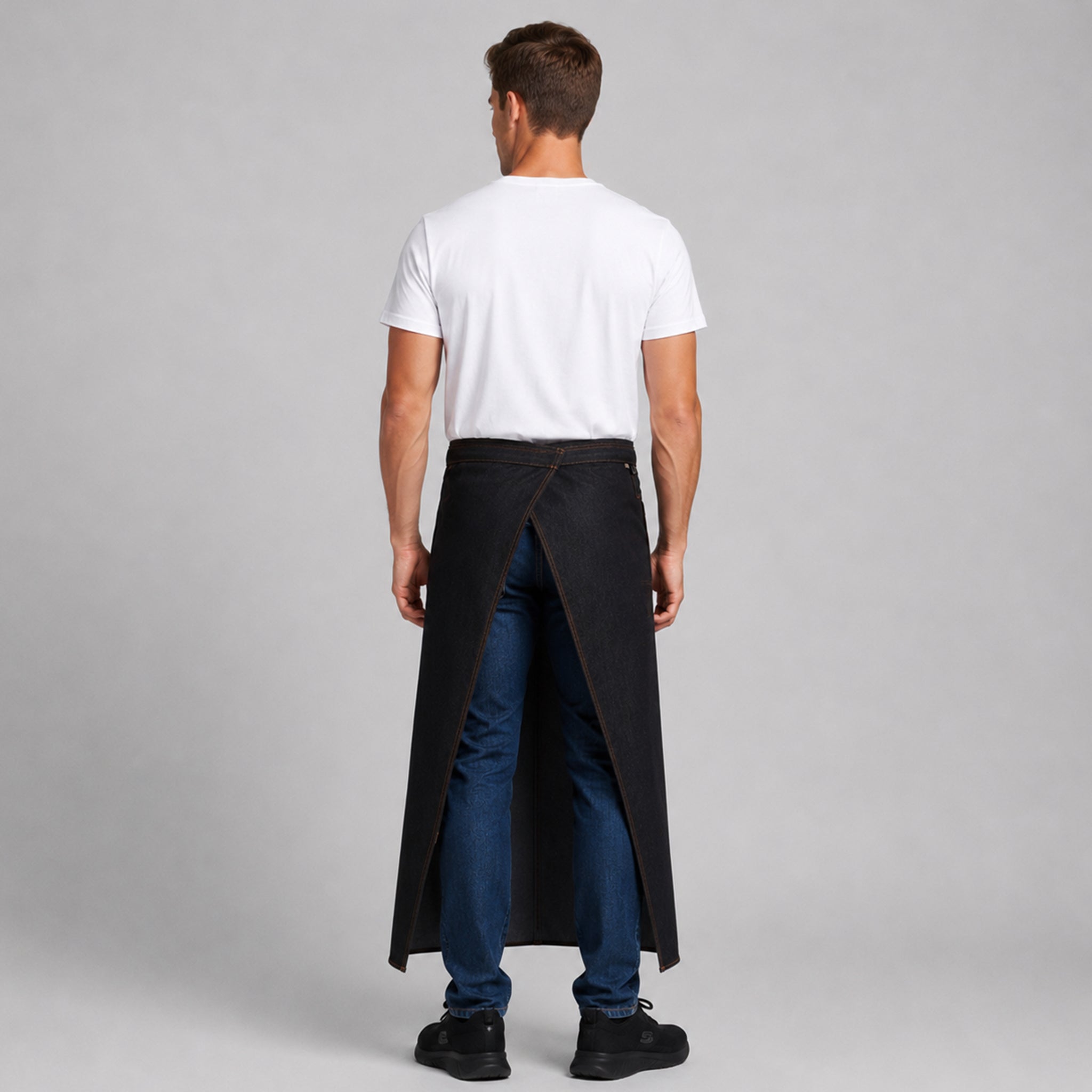 Gary's Sonora tablier bistrot denim noir 90x110 cm