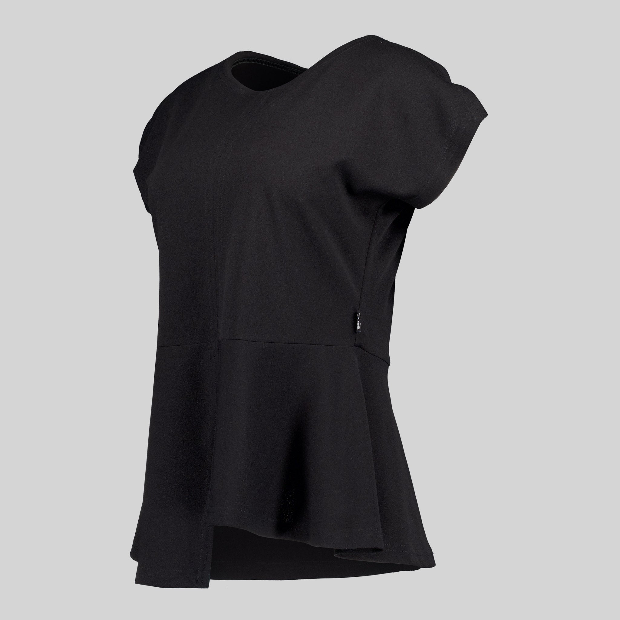 GARY'S Veza blouse esthétique noire manches courtes
