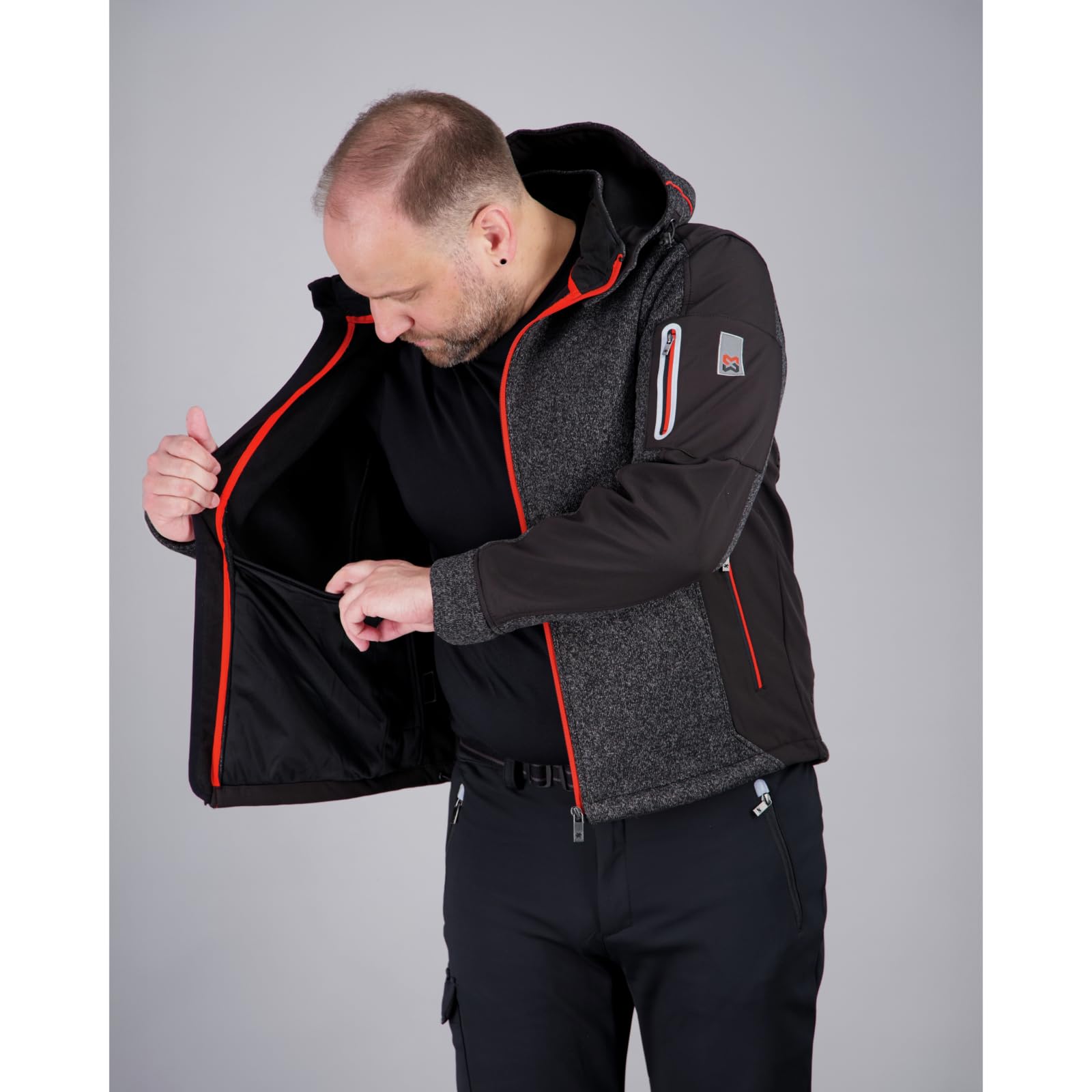 Würth MODYF Star Hydra Softshell Gris Foncé coupe-vent