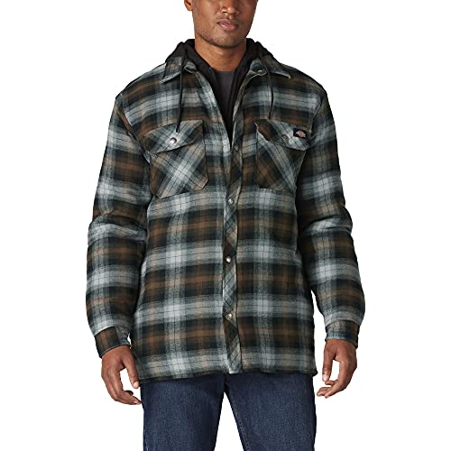 Dickies veste flanelle à capuche doublée fleece homme