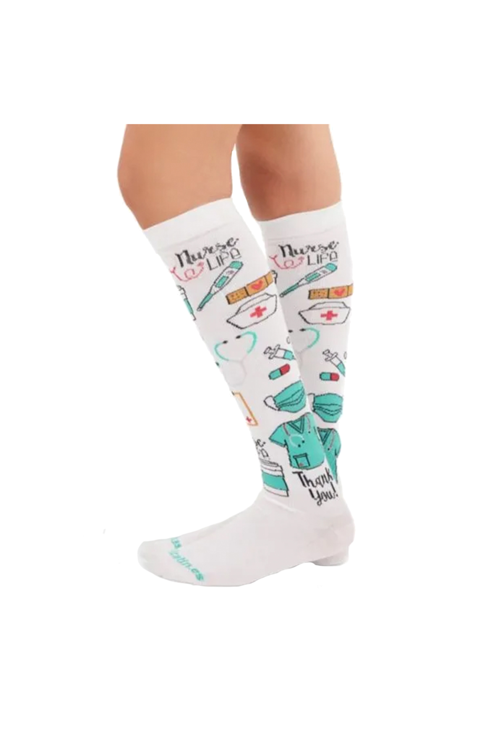 Enfermania Nurse Life chaussettes de compression infirmière S/M