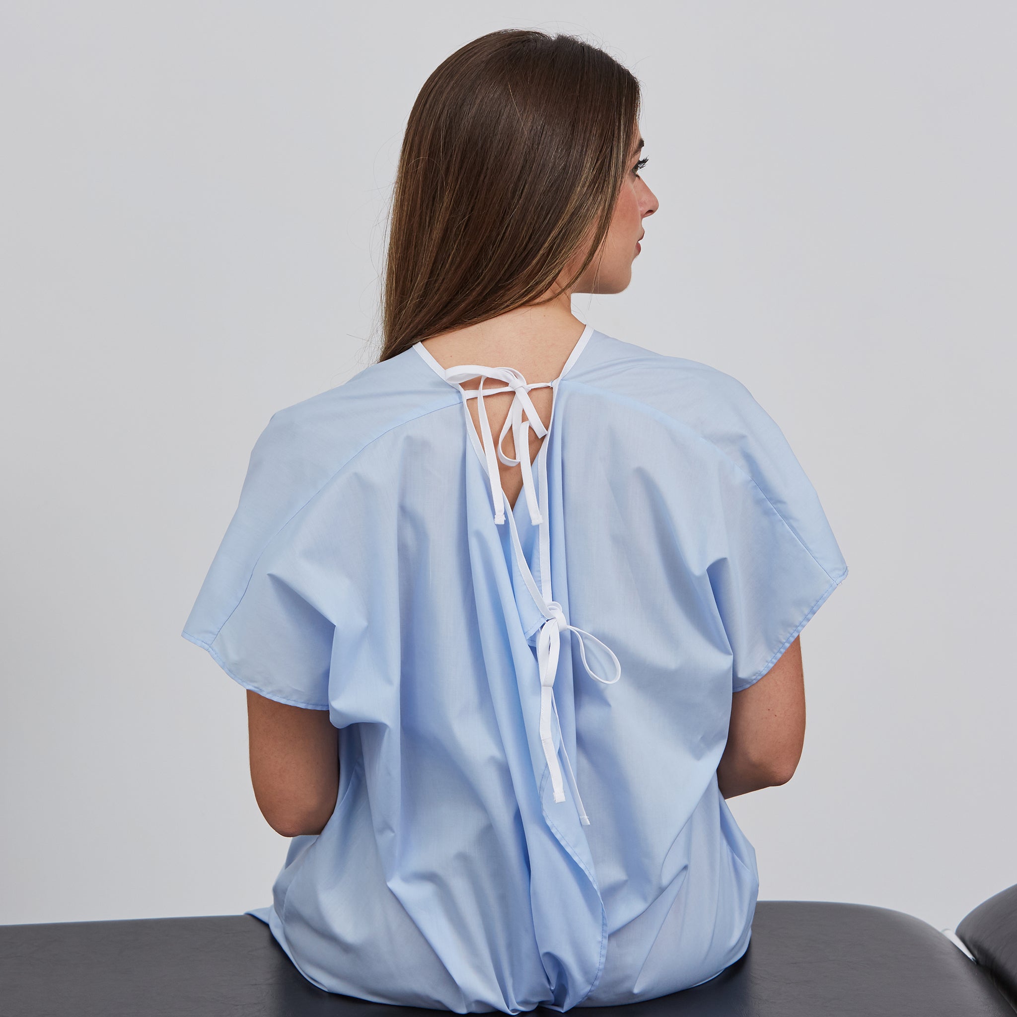 GARY'S Robes blouse patient unisexe bleu ciel TU