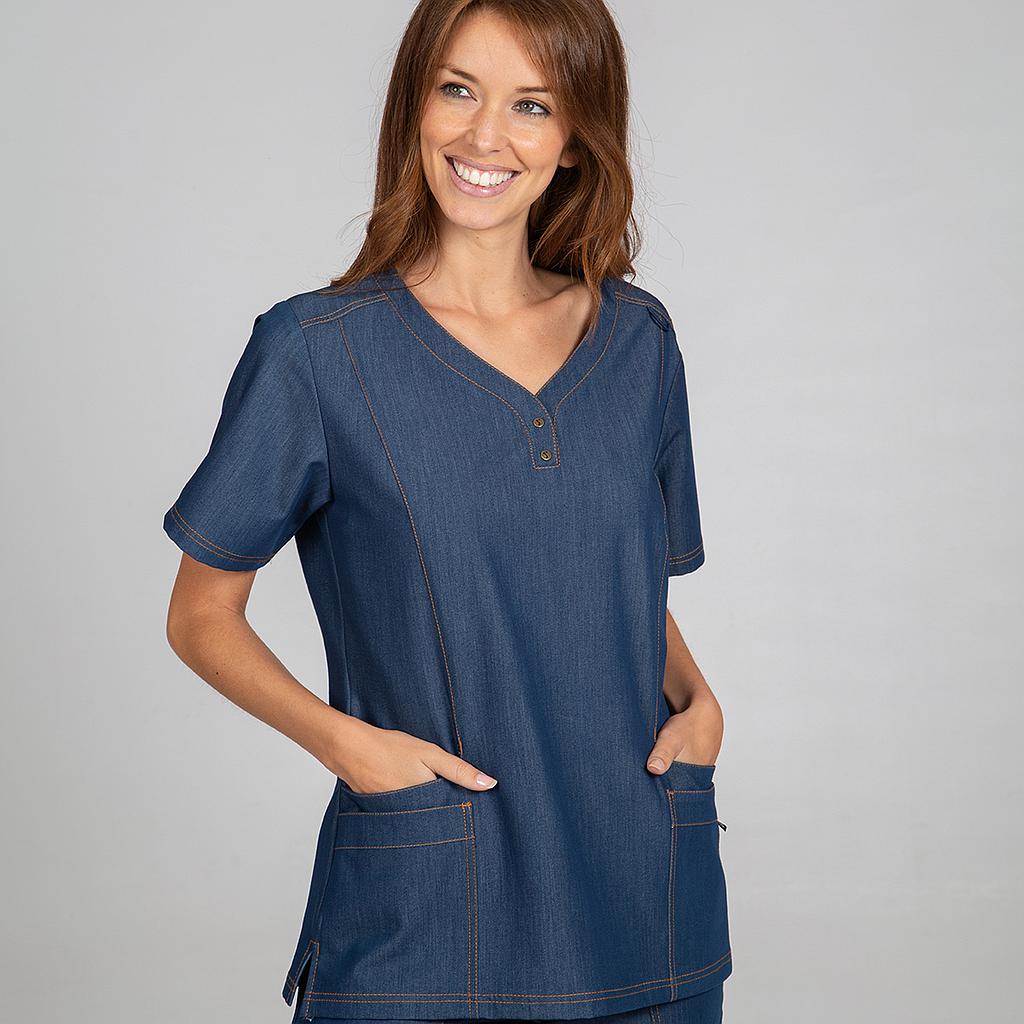 Gary's Joana blouse médicale Tejano Persia manches courtes