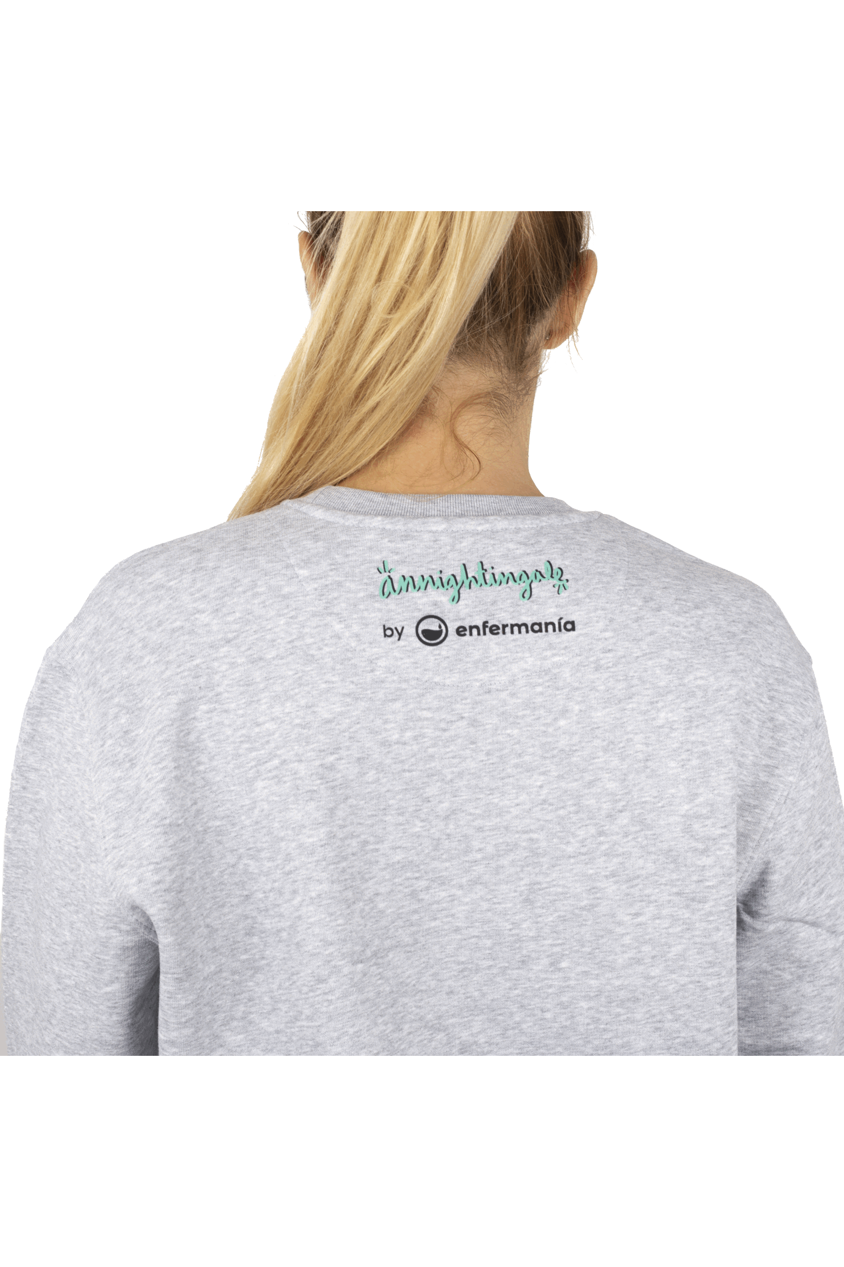 Enfermania Ropa sweat infirmière gris coton taille M