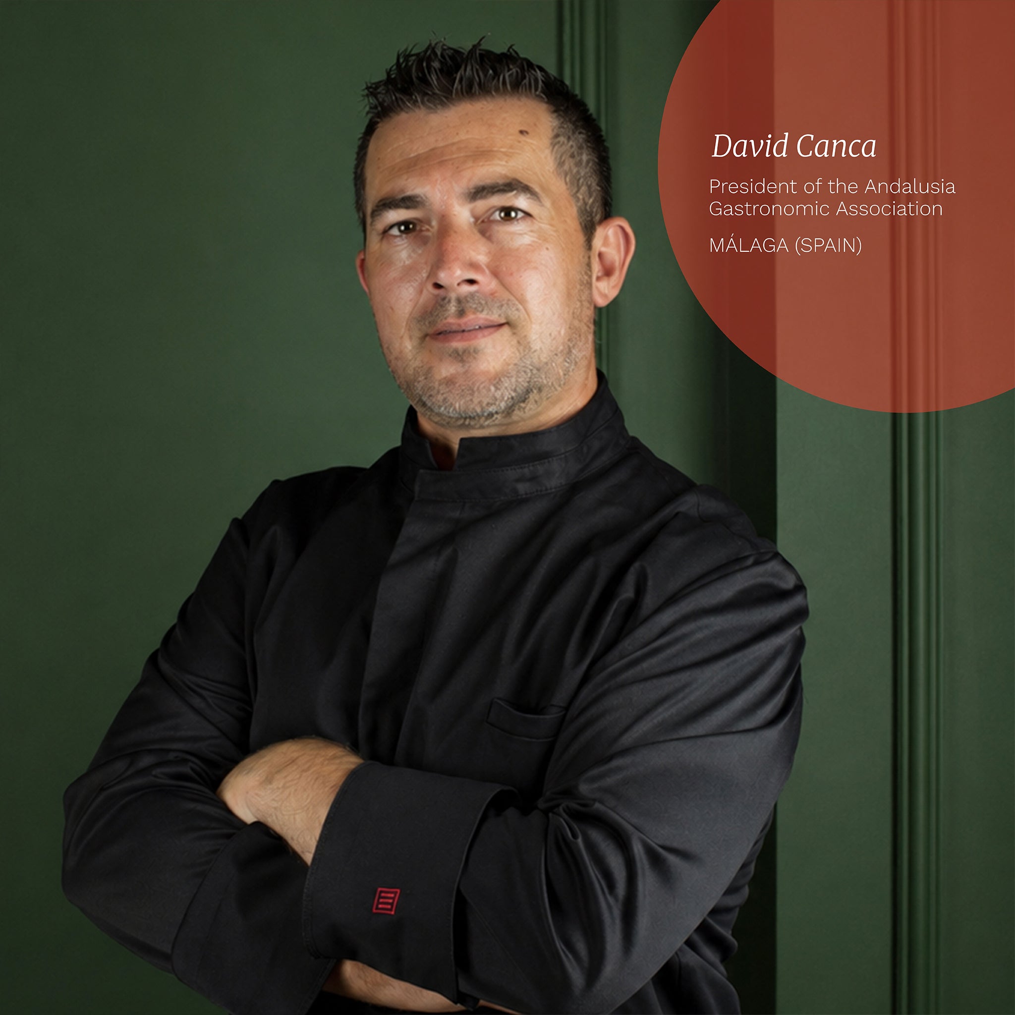 Gary's Agni veste de cuisine unisexe noir