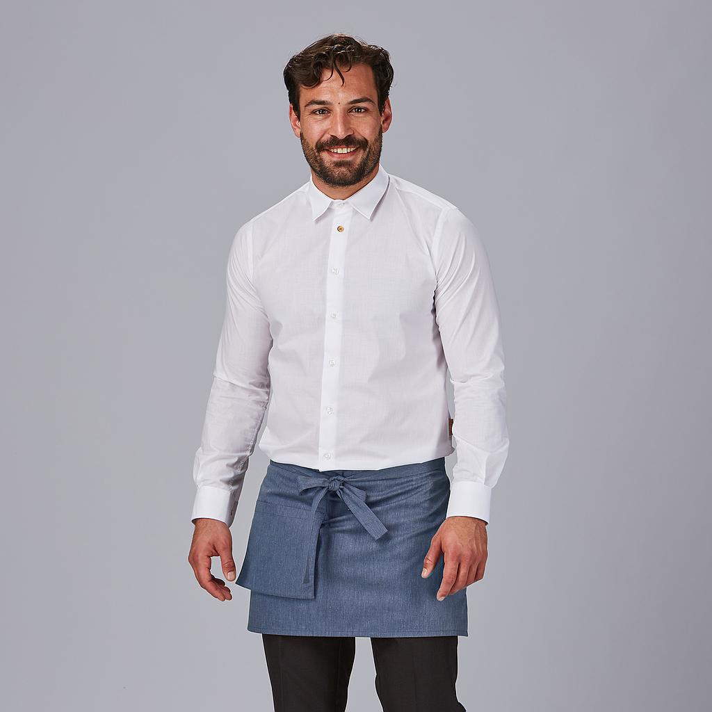 Gary's Recycled Twill 35x67 tablier court noir