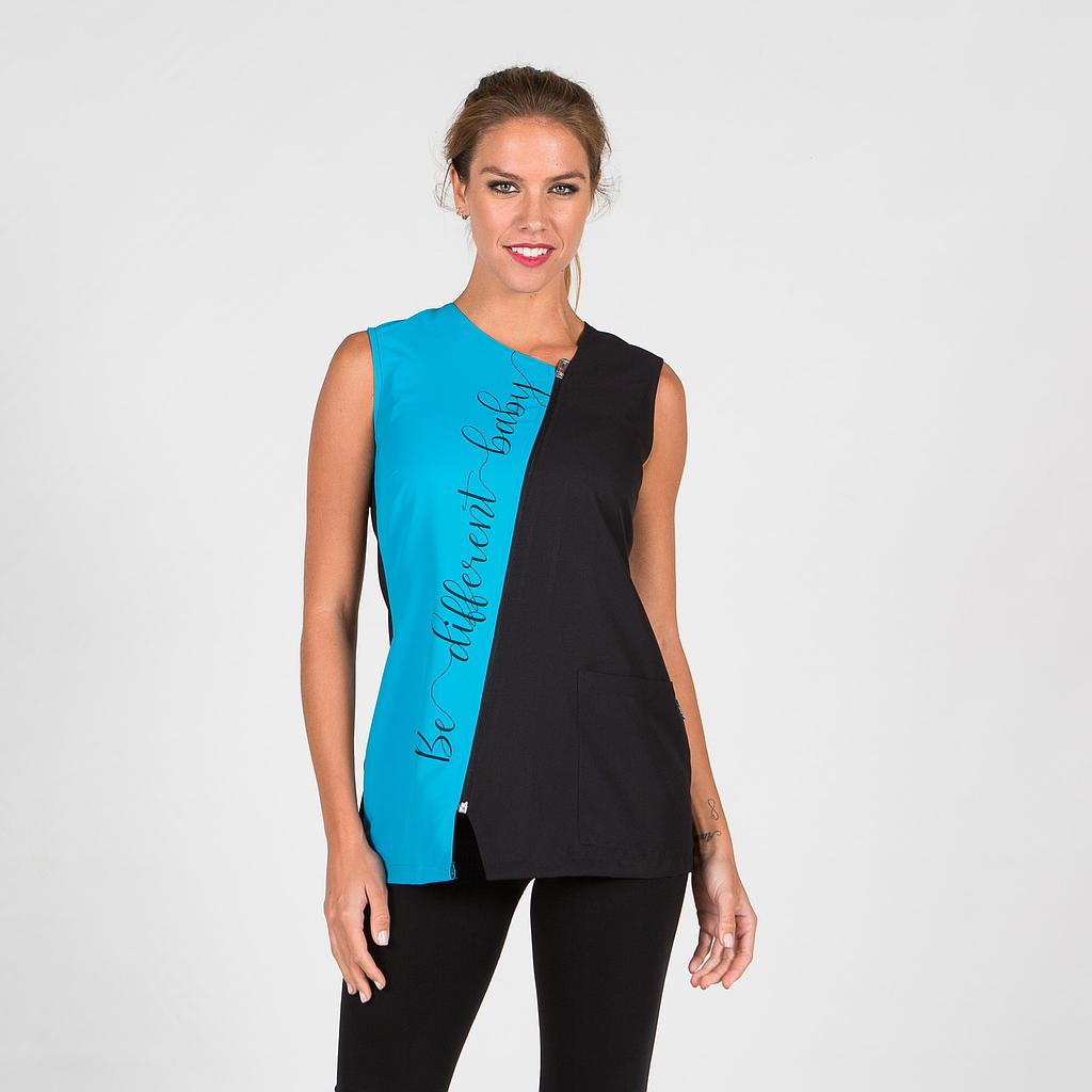 Gary's Dalia tunique femme sans manches turquoise XS microfibre