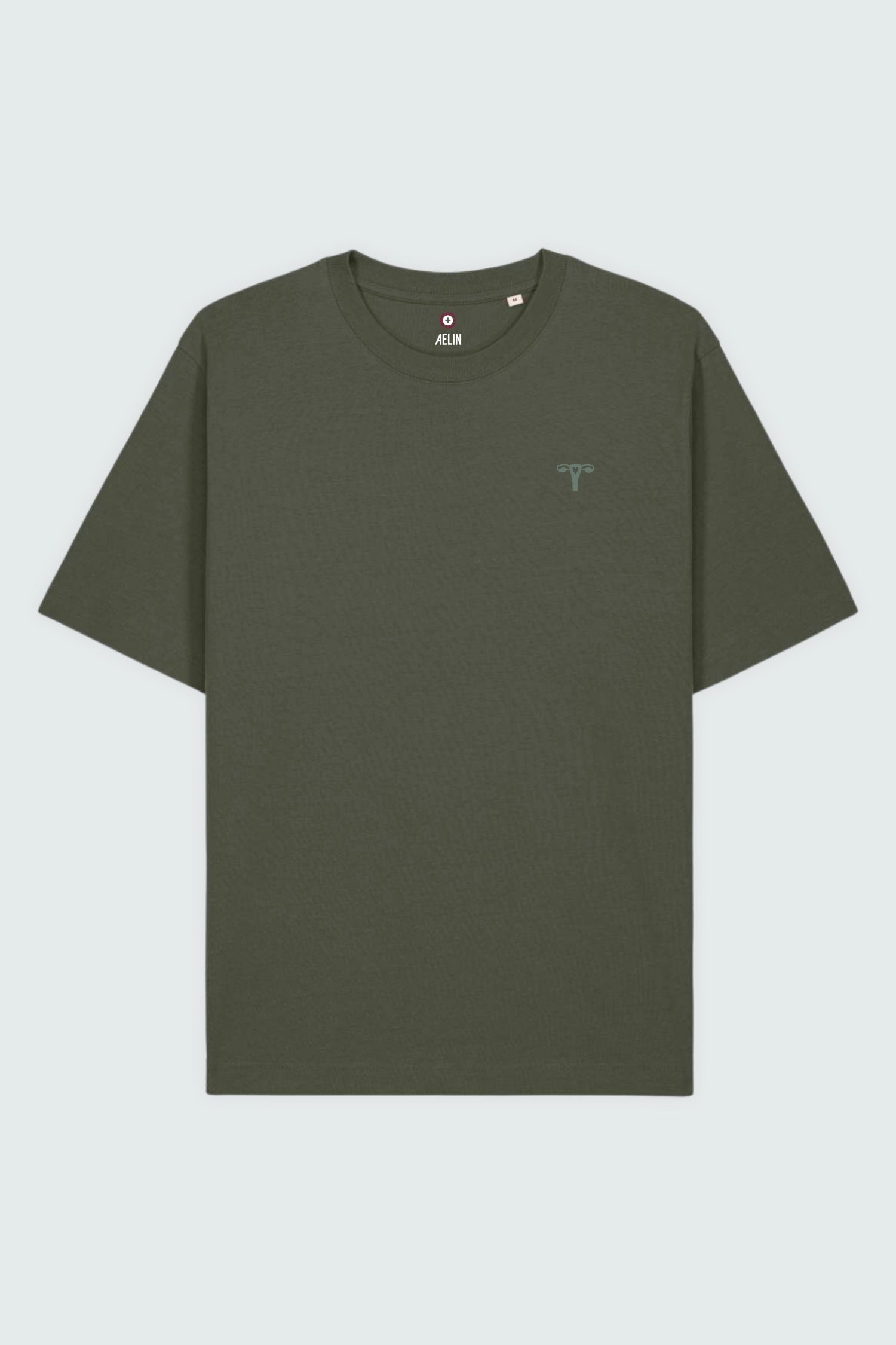 Aelin Slimfit New T-shirt médical gynécologie coton bio noir