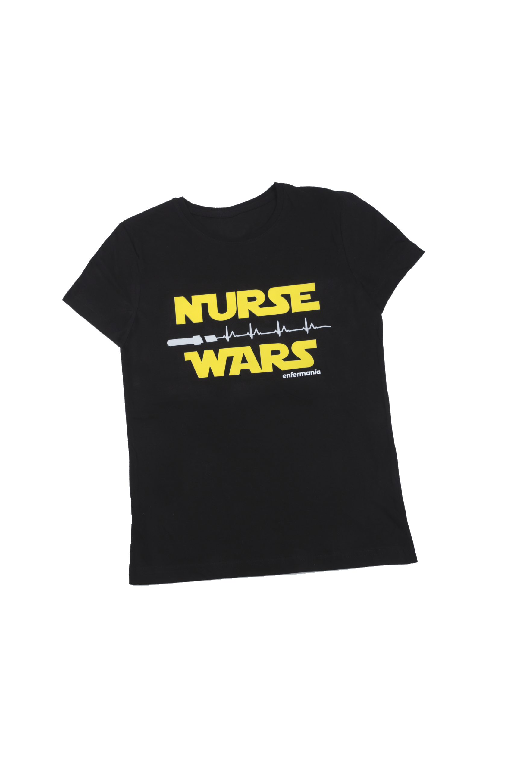 Enfermania Ropa t-shirt femme noir coton taille S