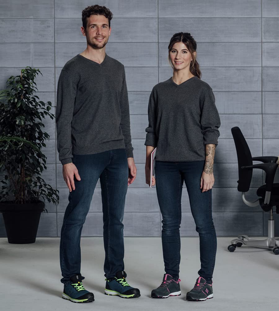 Würth MODYF Les Essentiels Pull Col V Gris Coton Laine