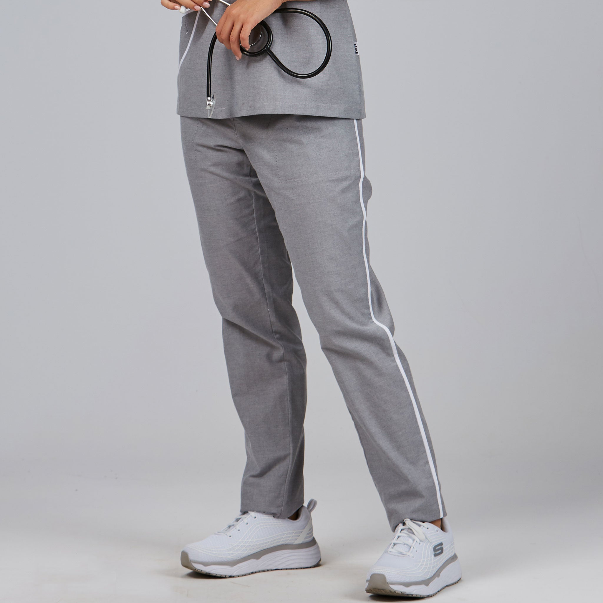 Gary's pantalon médical unisexe gris perle taille L poche