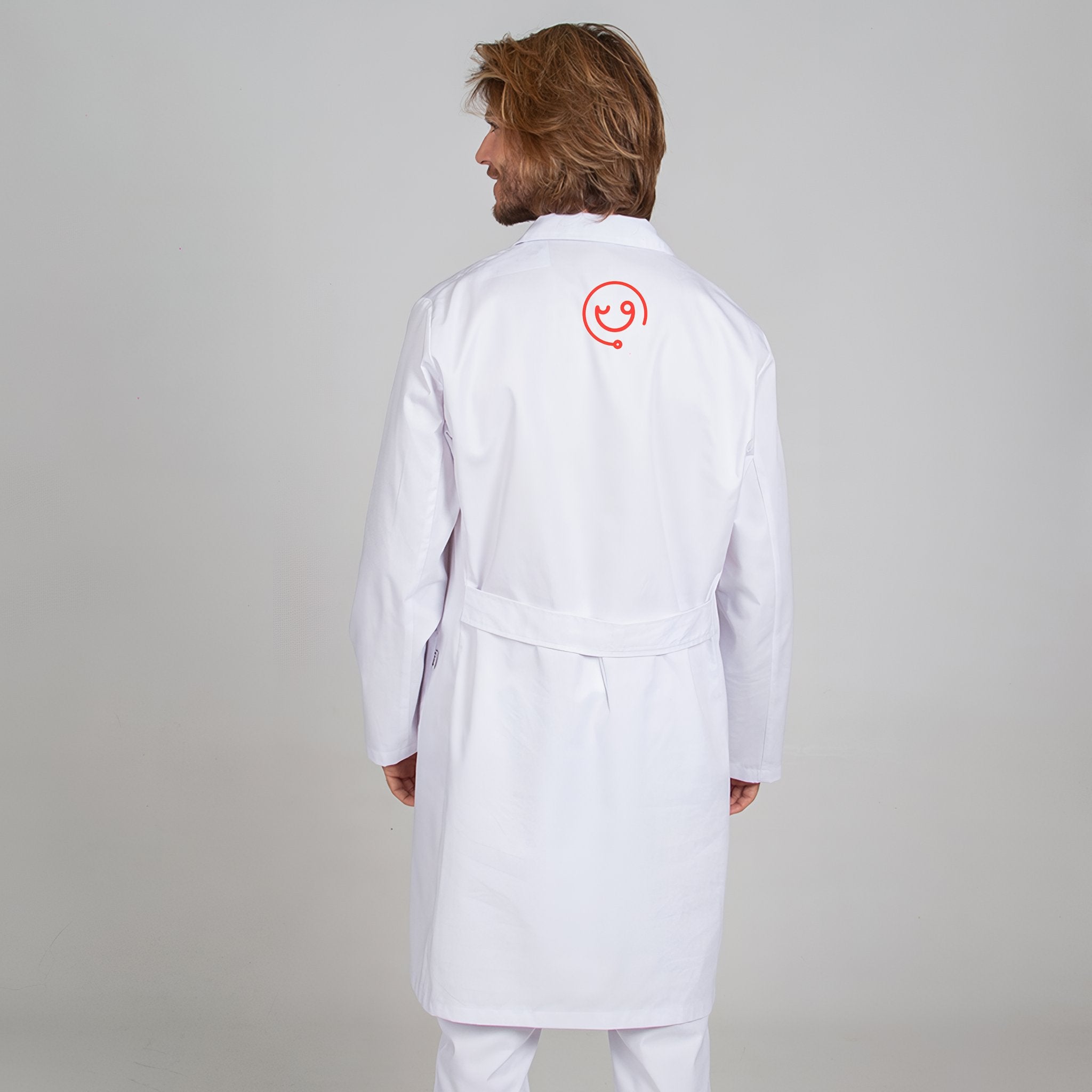 Gary's Robes blouse médicale unisexe blanche Sarga