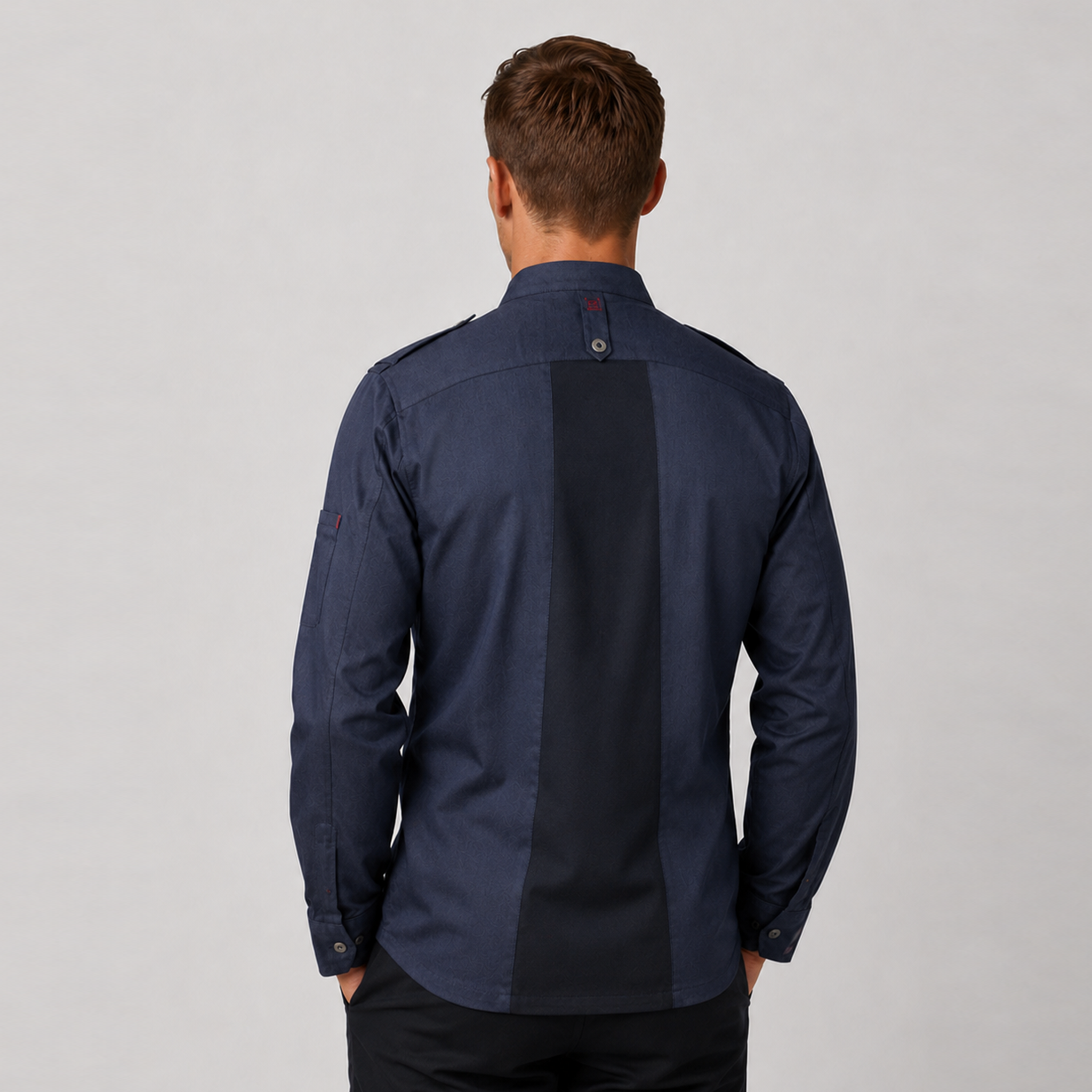 Gary's Odin Veste cuisine unisexe denim marine T400