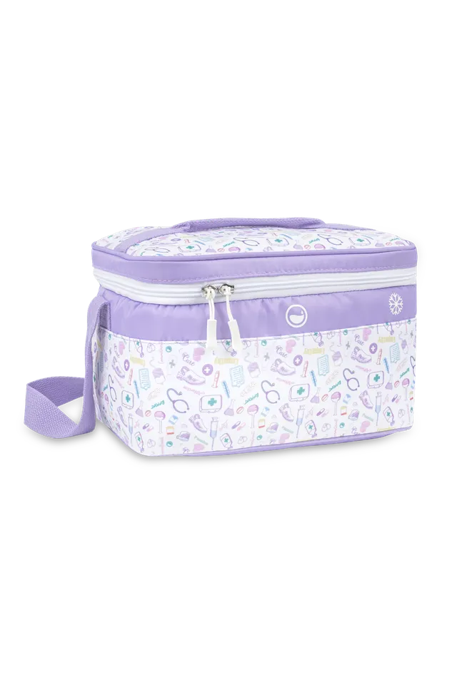Enfermania Care Collection sac isotherme 7 L blanc lavande