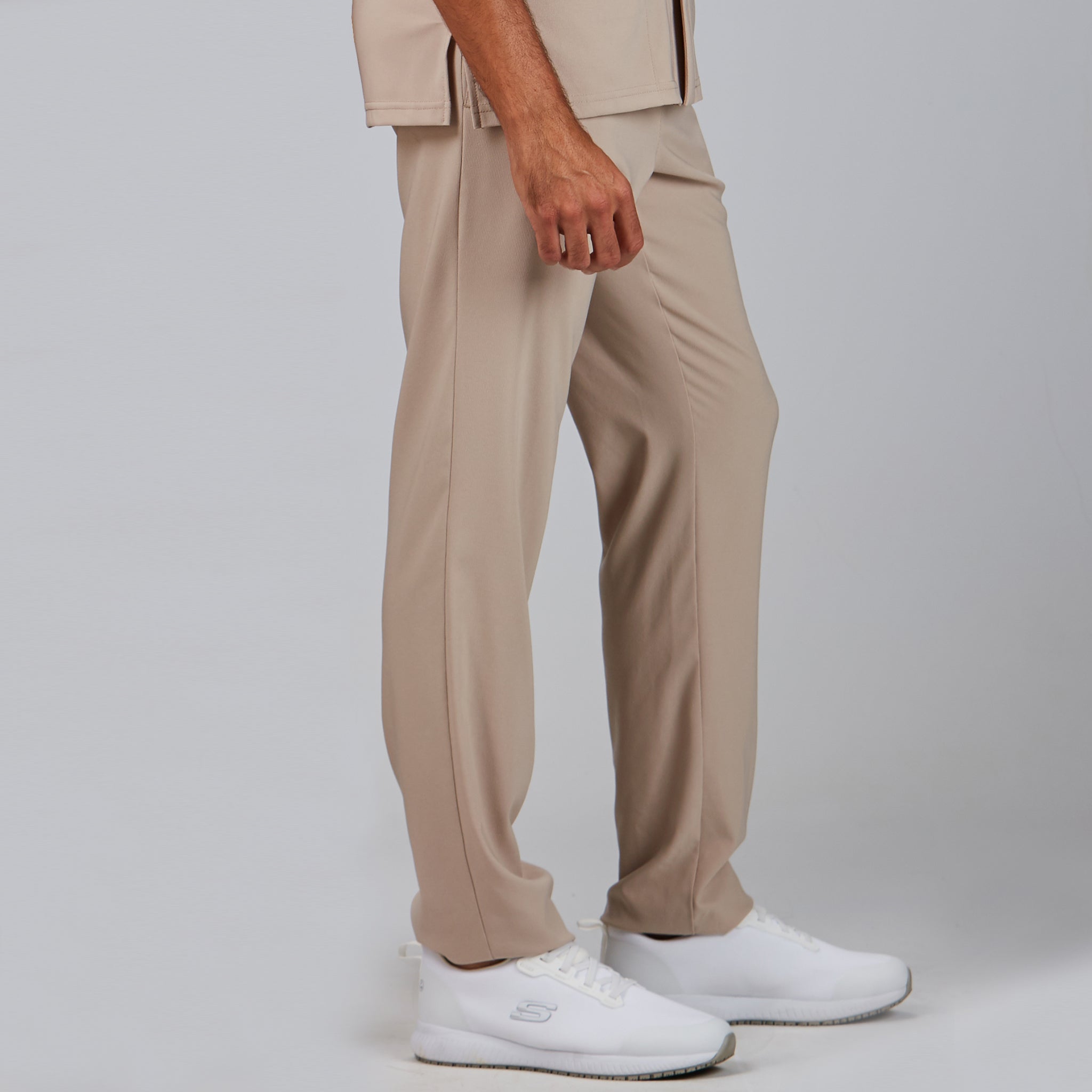 GARY'S Pantalon travail homme droit noir taille élastique