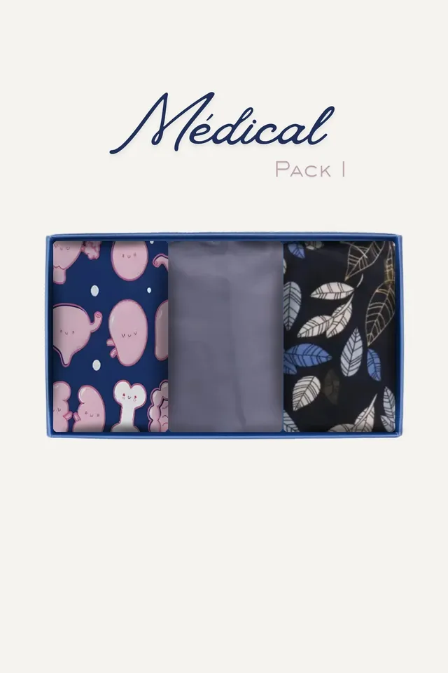 Aelin Paris Pack Découverte calot médical cheveux courts lot 3 coton