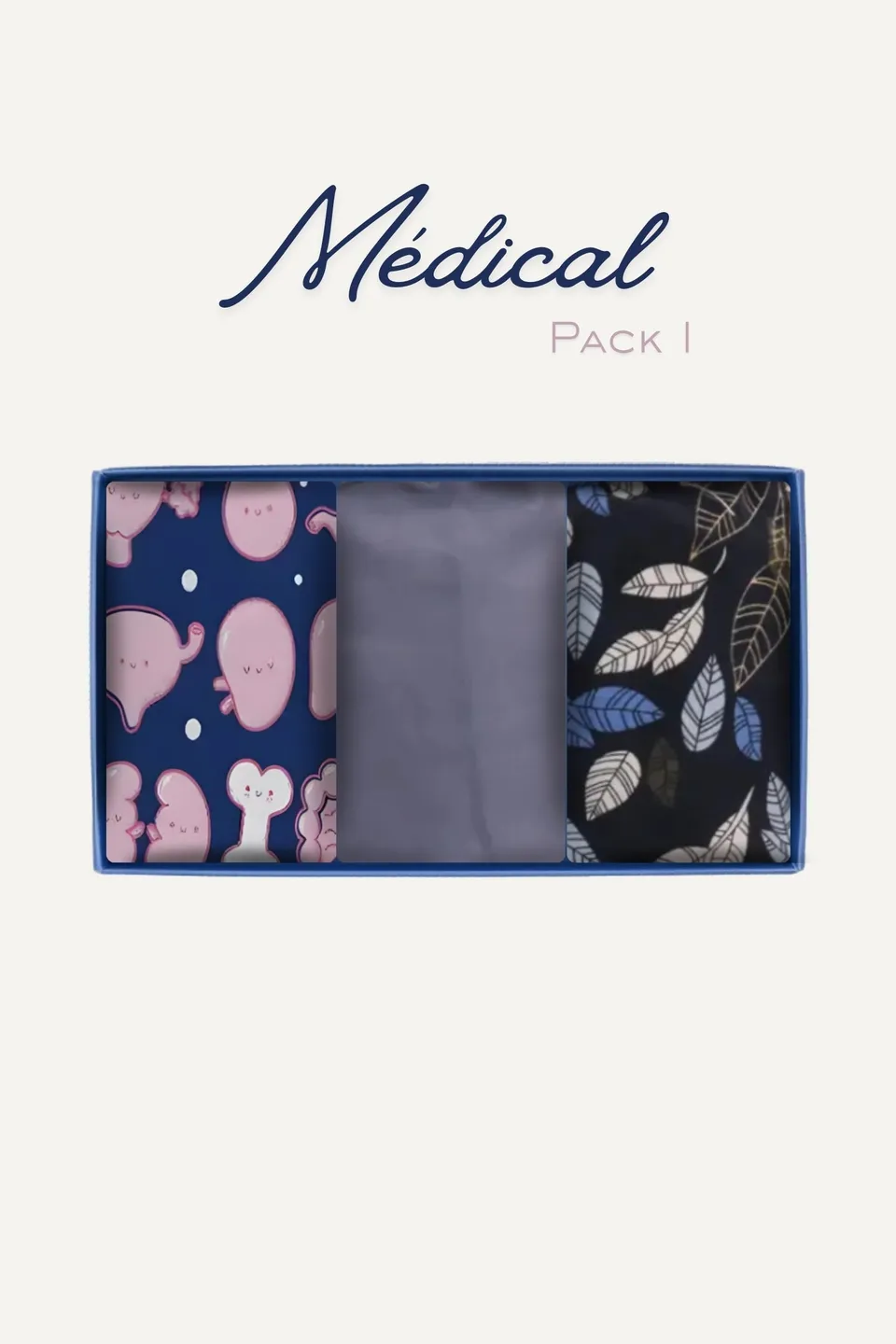 Aelin Paris Pack Découverte calot médical cheveux courts lot 3 coton