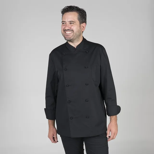 Gary's Florencia veste cuisine noire manches longues