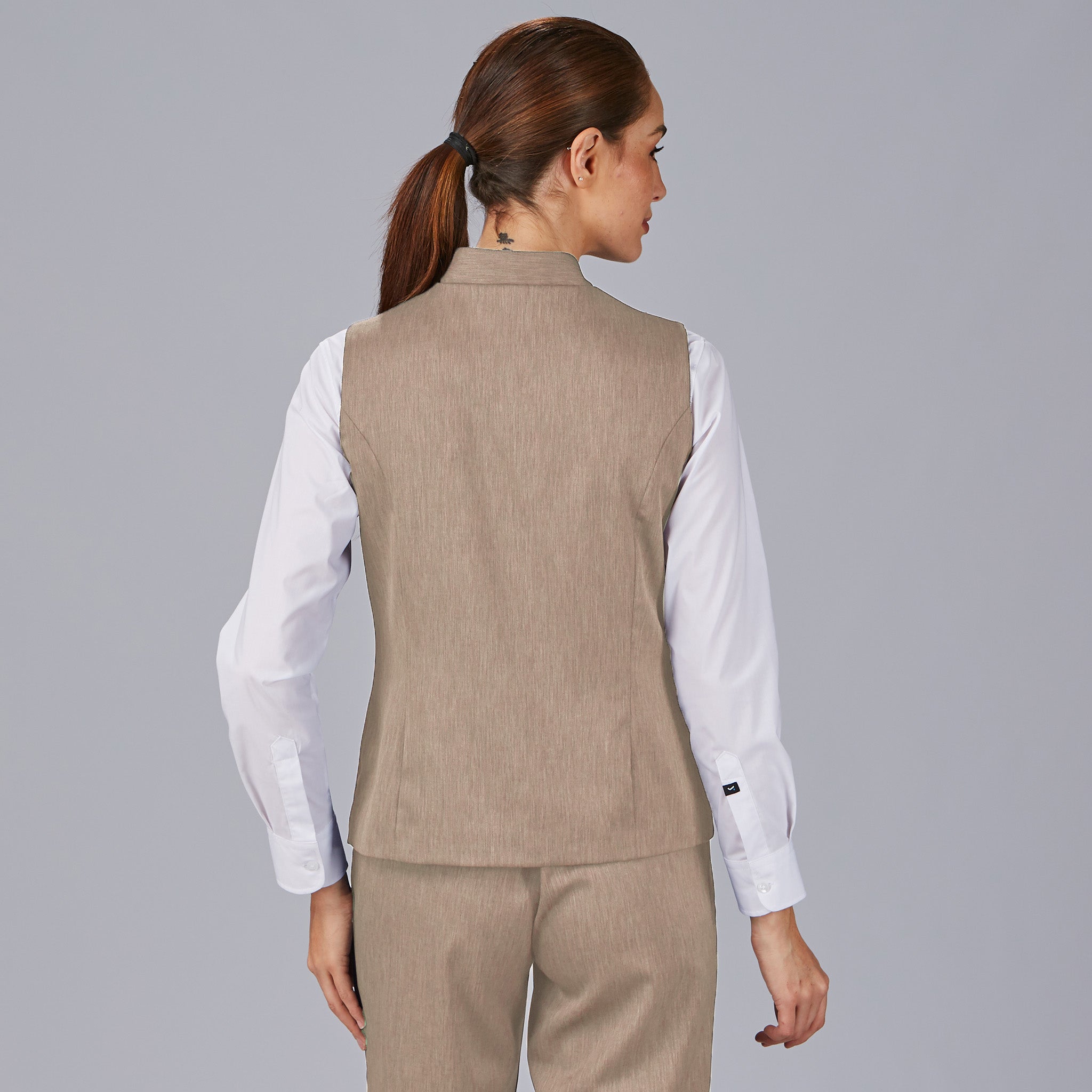 Gary's Lujan gilet femme col mao marine taille M