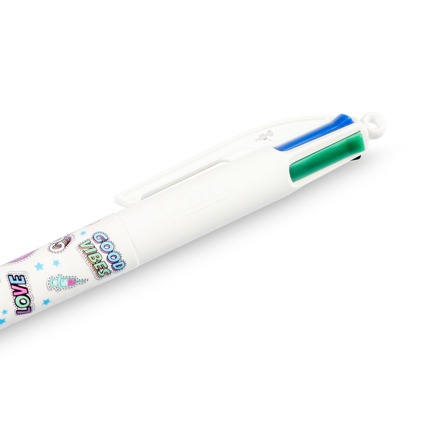 Enfermania Stickers stylo BIC 4 couleurs + anneau blouse