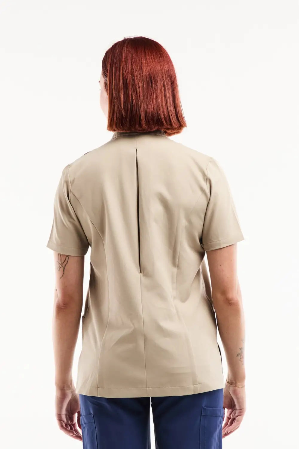 Aelin Aurelia blouse médicale femme sable stretch