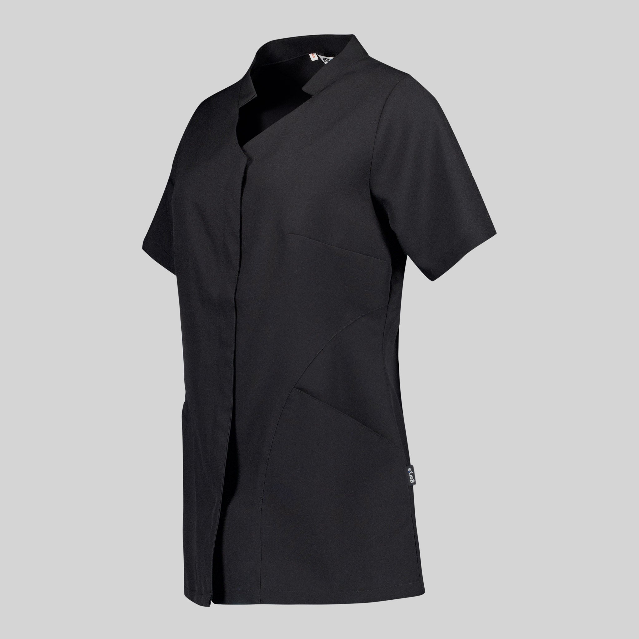 Gary's Adelfa blouse esthétique noire manches courtes