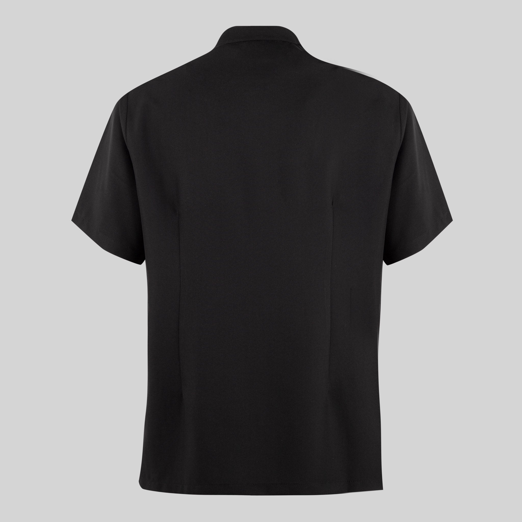 Gary's Mallorca veste médicale homme Noir col mao zip