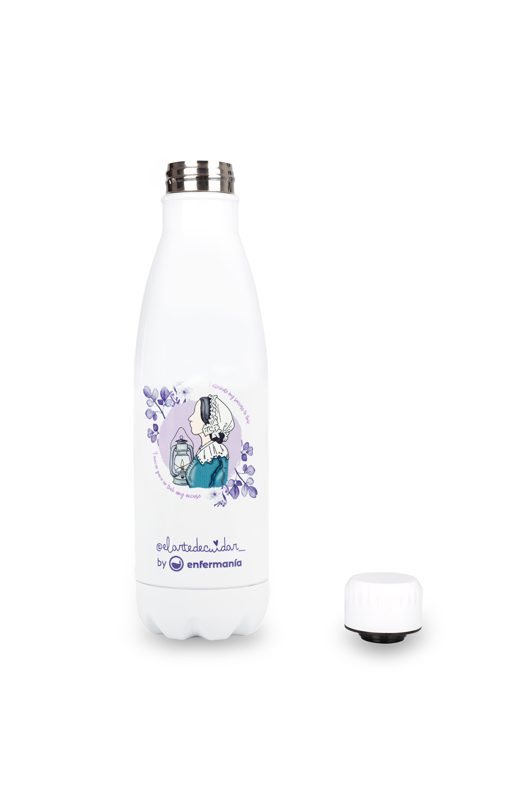 Enfermania Nightingale gourde inox 700 ml personnalisable